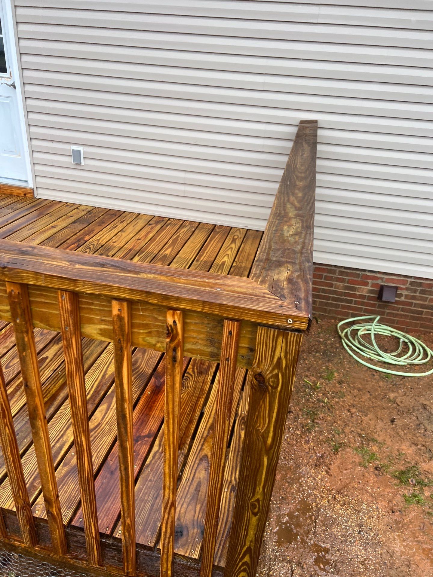 Coated Deck using Wood Sealant by DuraSeal
