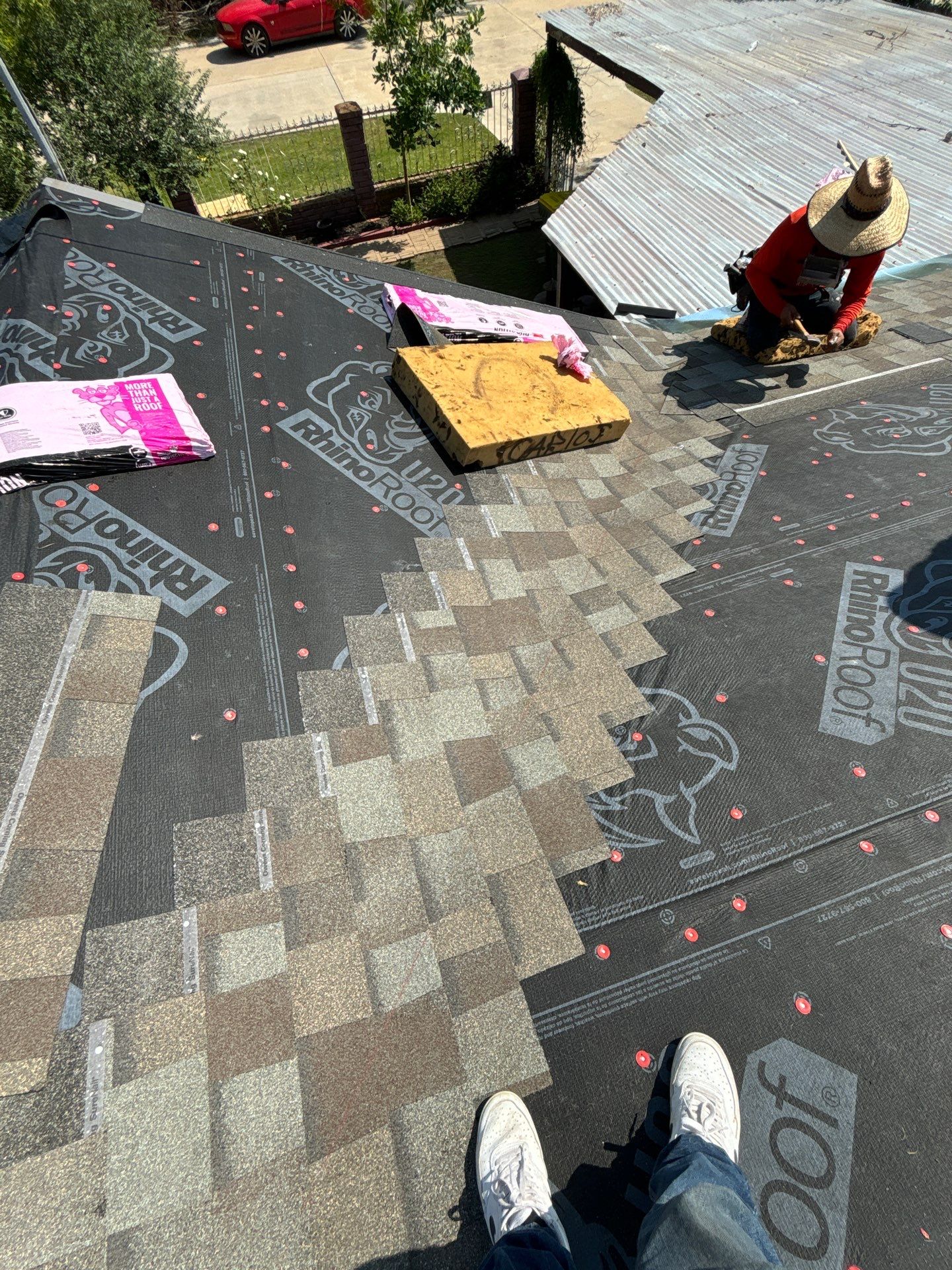 Residential Roofing Installation using Owen's Corning Duration (Lifetime) Shingles by Roof Repair Company