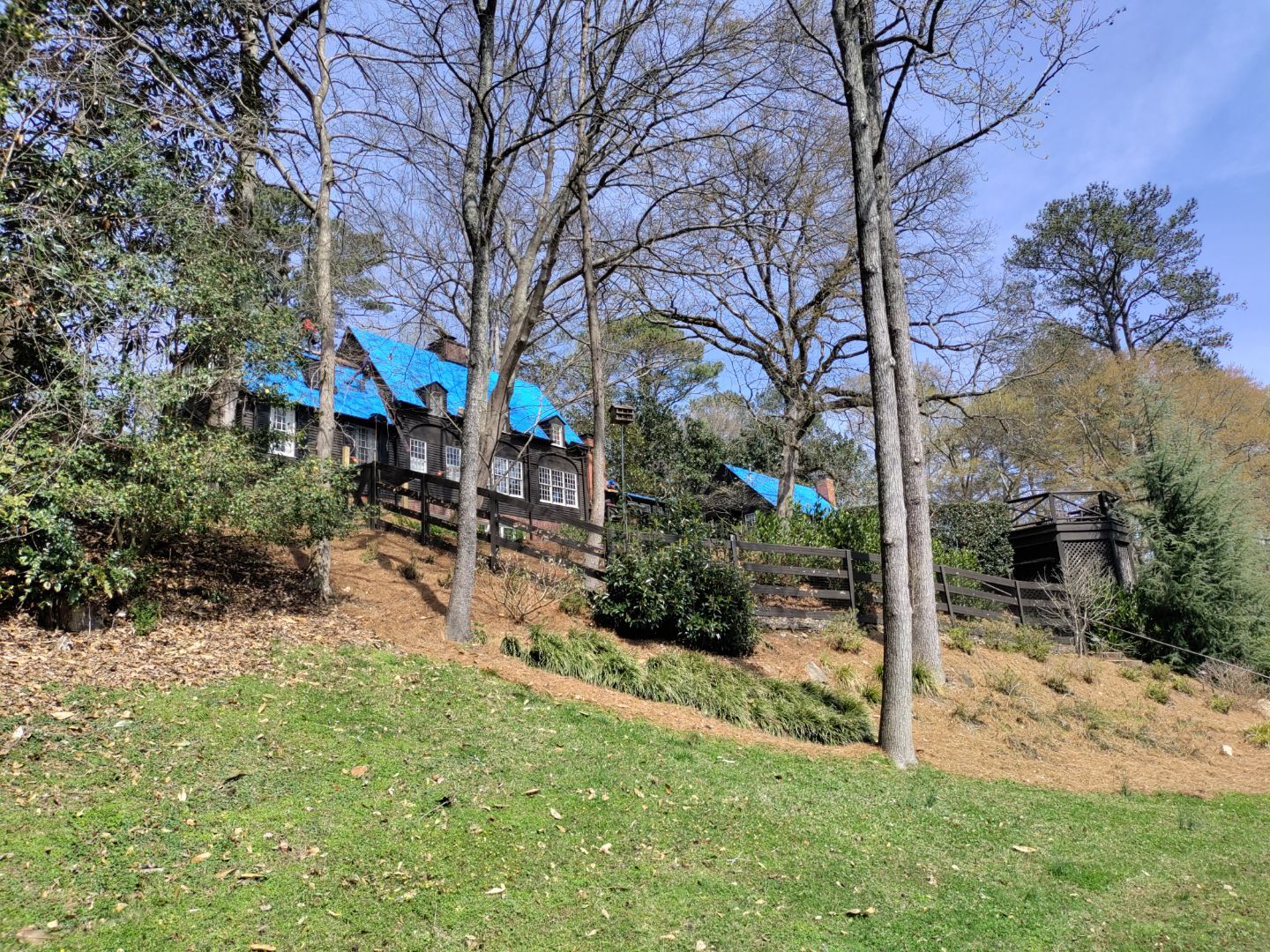 Residential Roofing Installation using Da Vinci Slate  by Inspector Roofing and Restoration