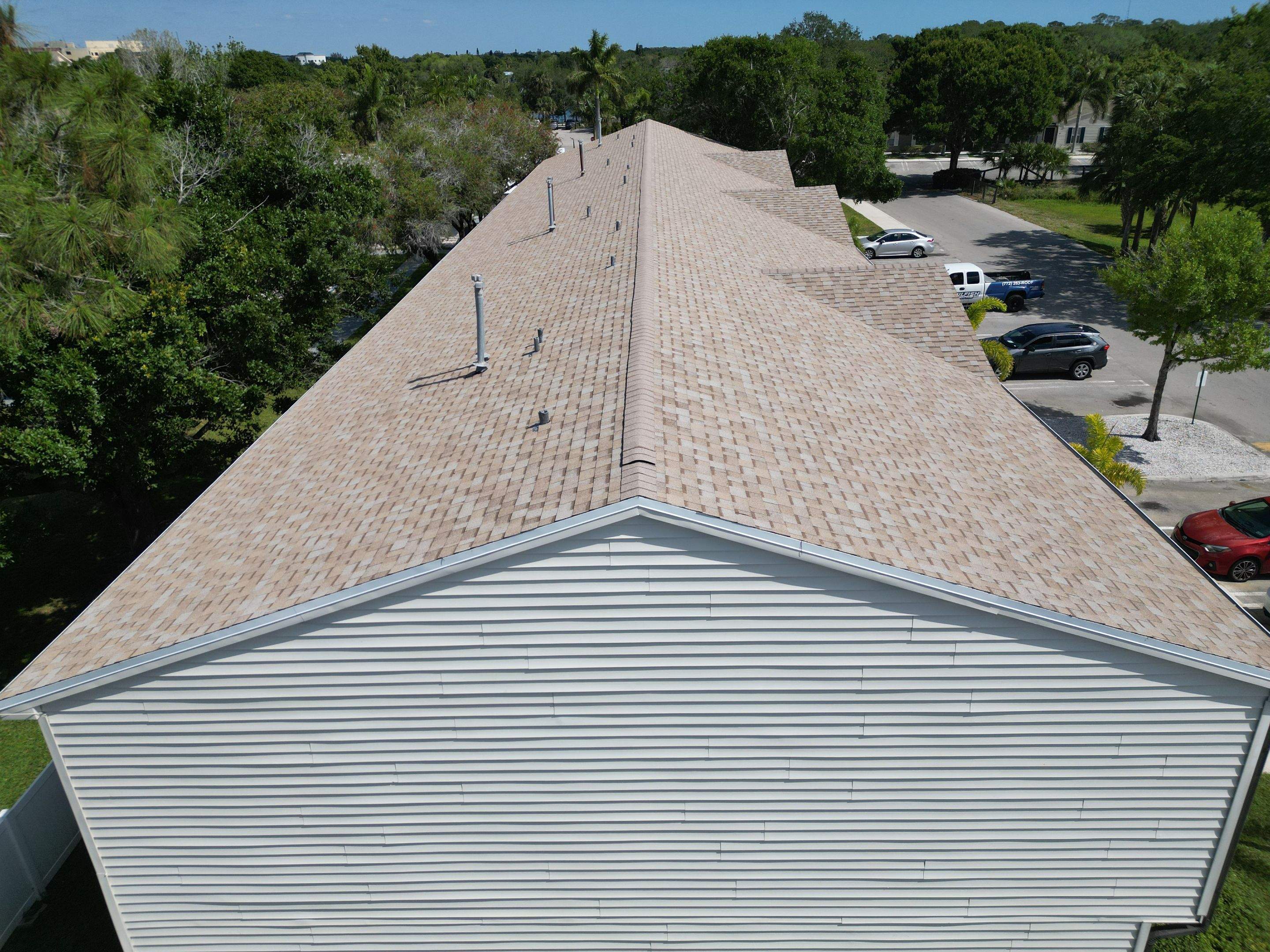 Apartment Complex Shingle Roof Replacement by Sailfish Roofing
