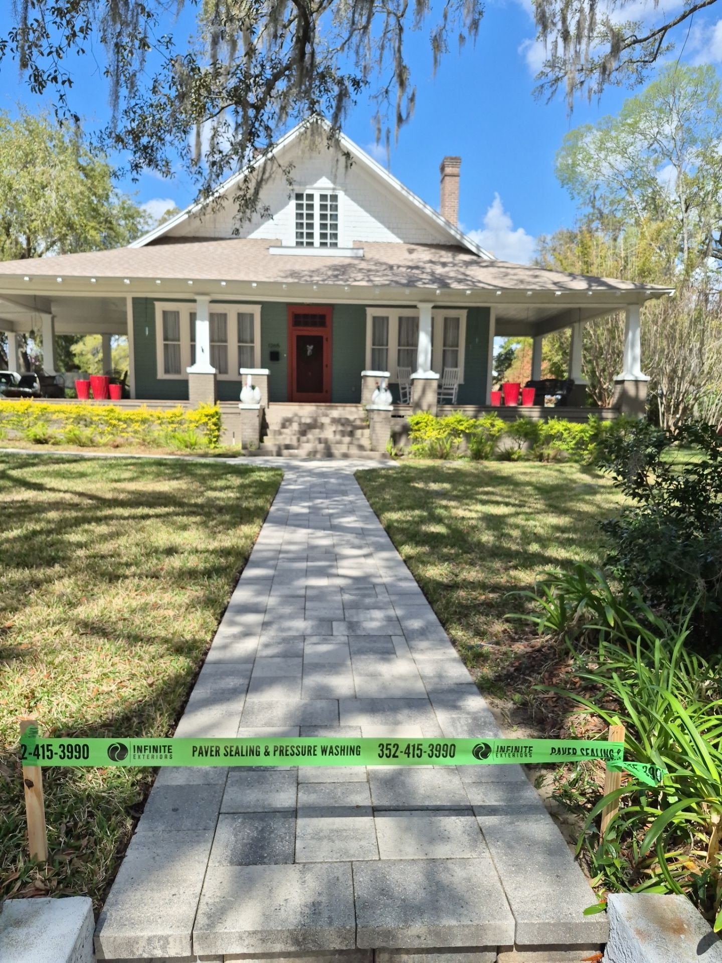 Comprehensive Paver Sealing and Hardscape Restoration in Ocala by Infinite Exteriors LLC