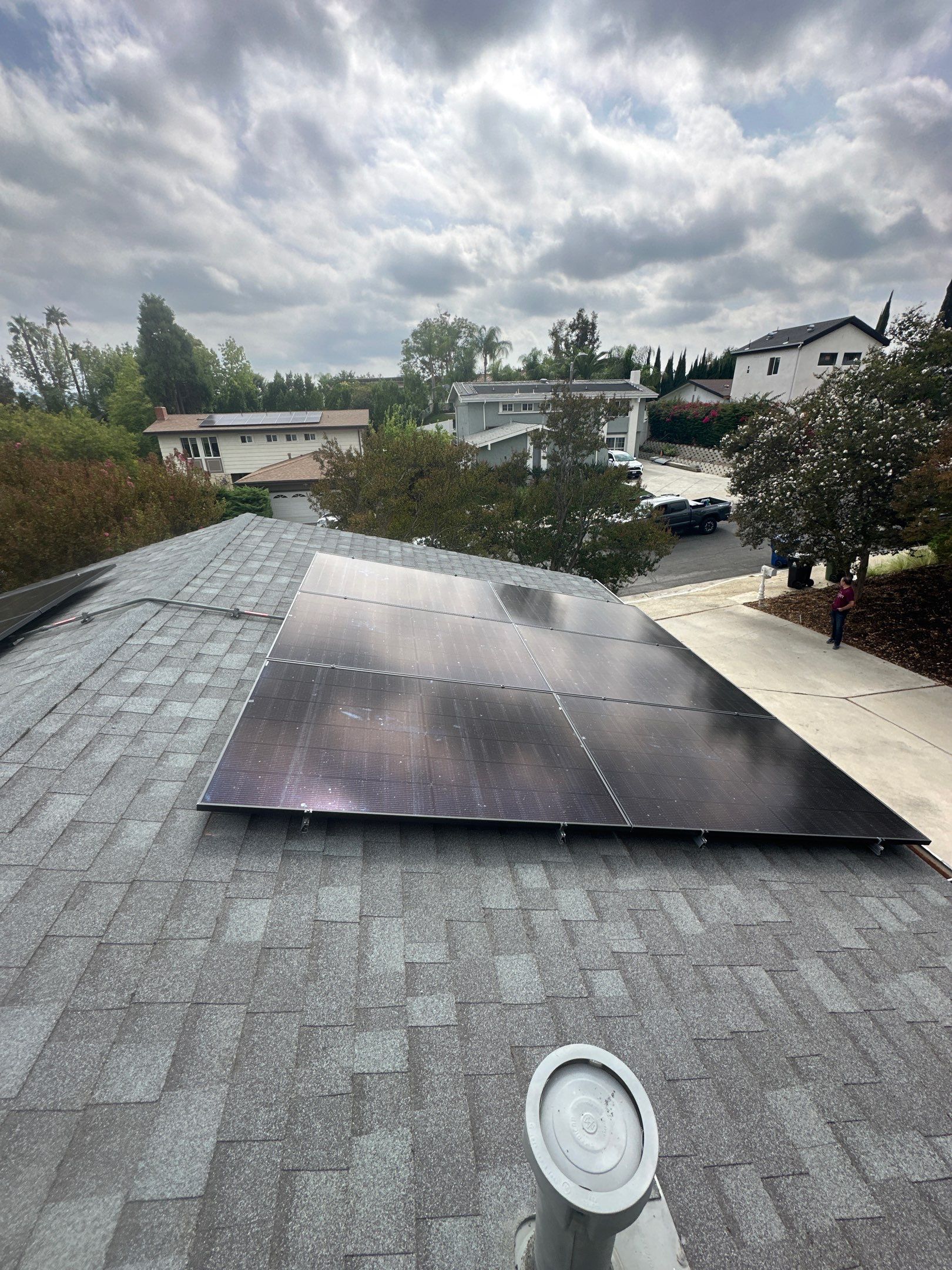 Residential Solar Energy System Installation with CertainTeed 440W Panels in Los Angeles by AWS Solar