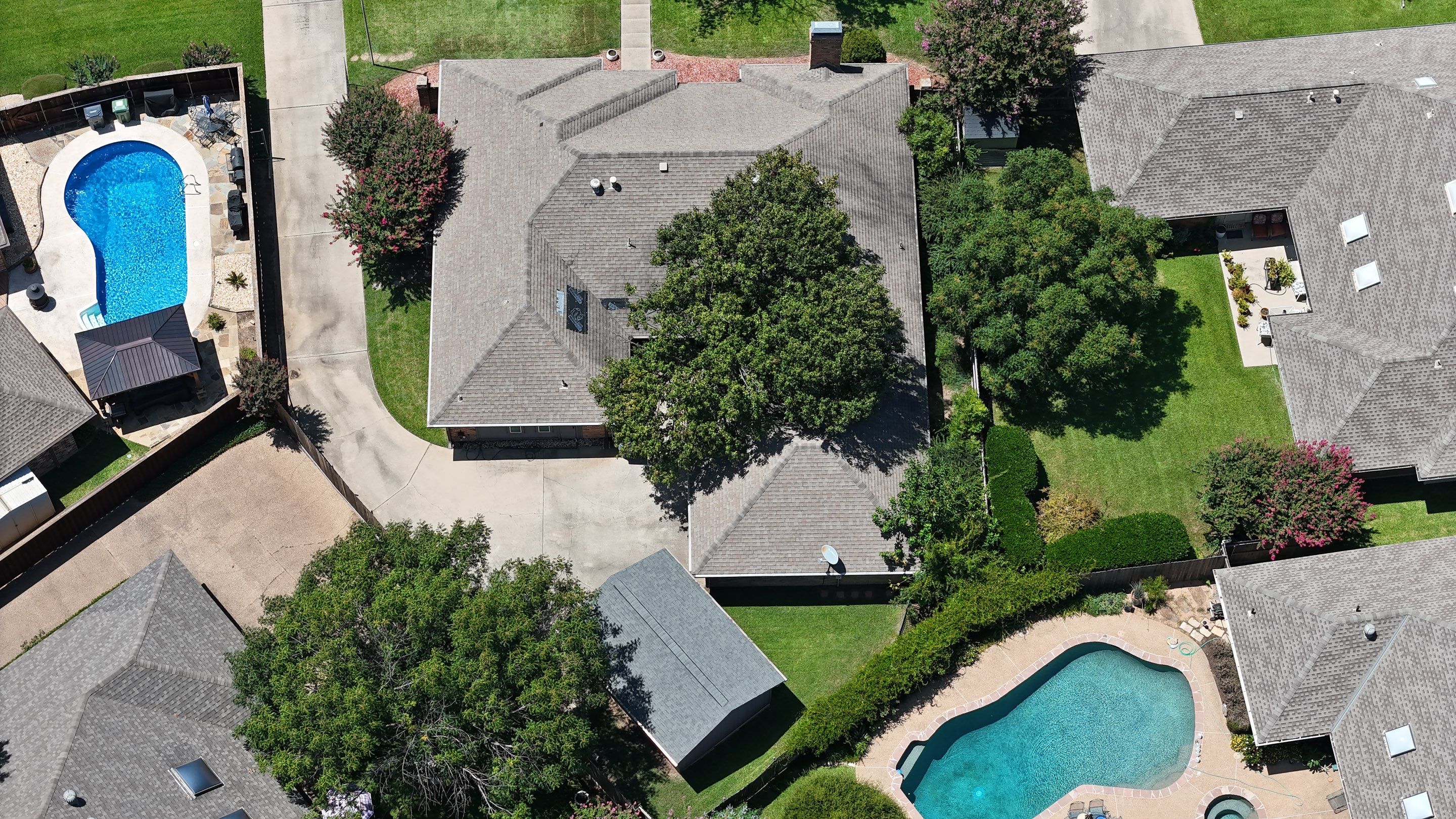 Residential Roof Replacement using GAF HDZ HICKORY by Elite Roofing LLC