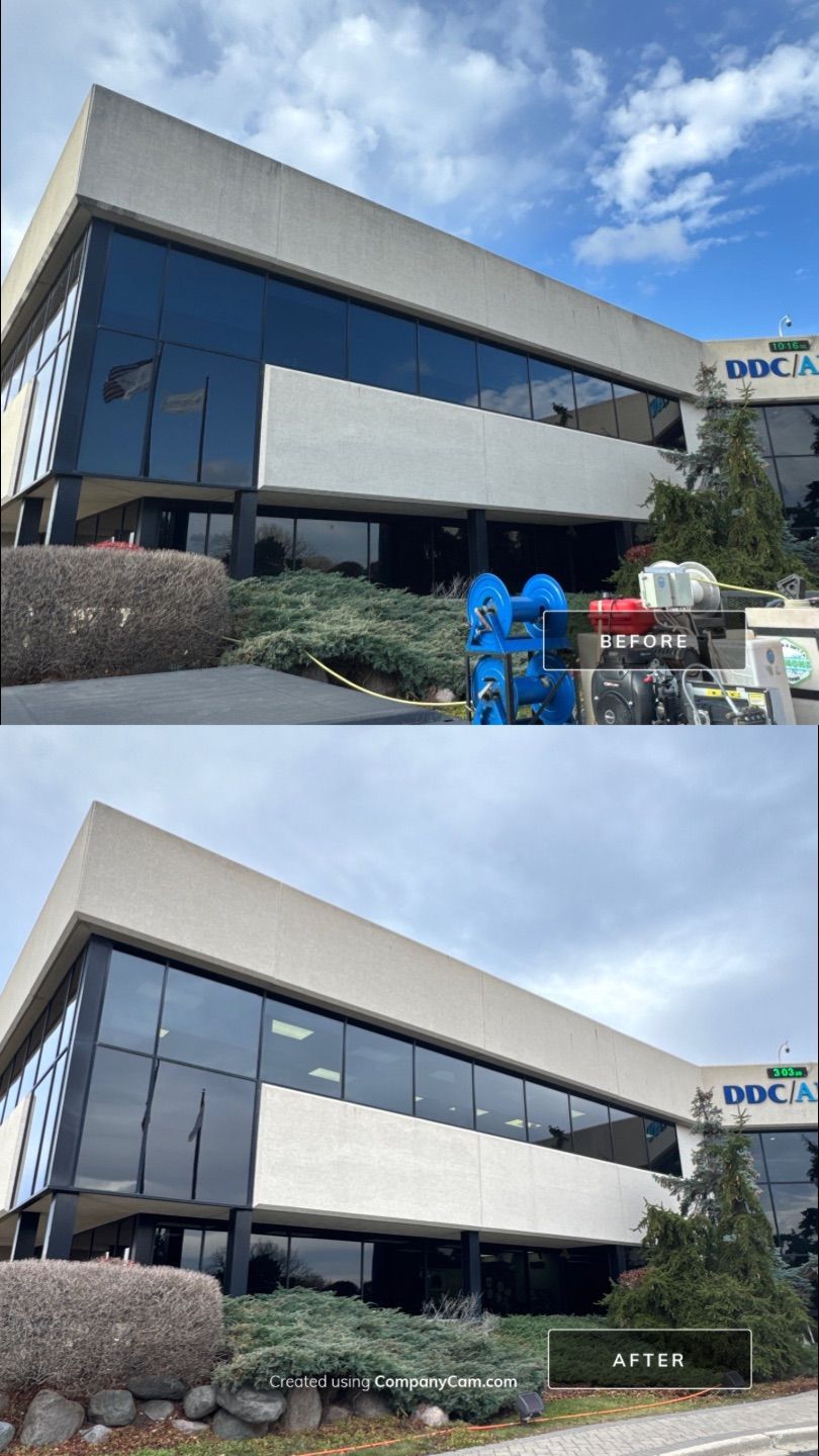 Project in Arlington Heights by Simmons Power & Soft Washing