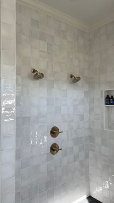 Glamorous Tile Shower Remodel