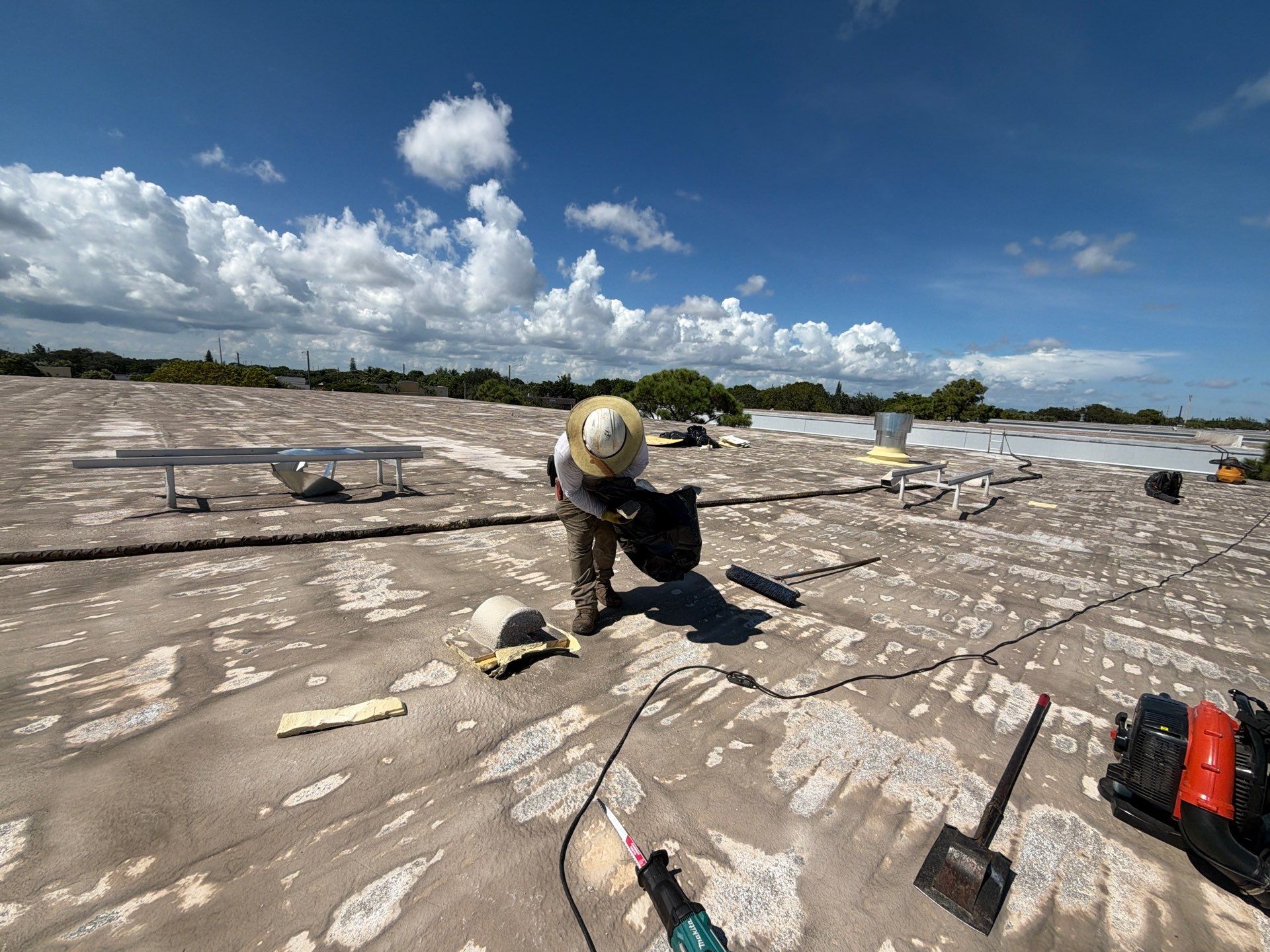 Commercial Roof Restoration and Ventilation Upgrades in Deerfield Beach by Roof King LLC