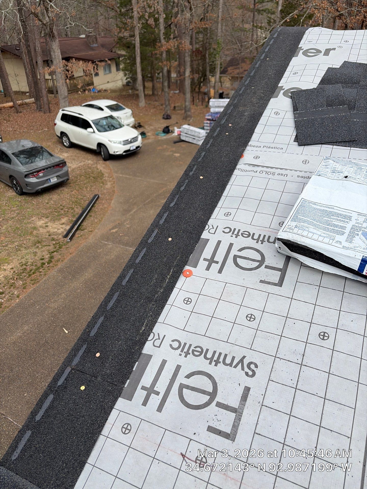 GAF Timberline HDZ Shingle Roof Replacement in Hot Springs Village by Temple Roofing and Exteriors