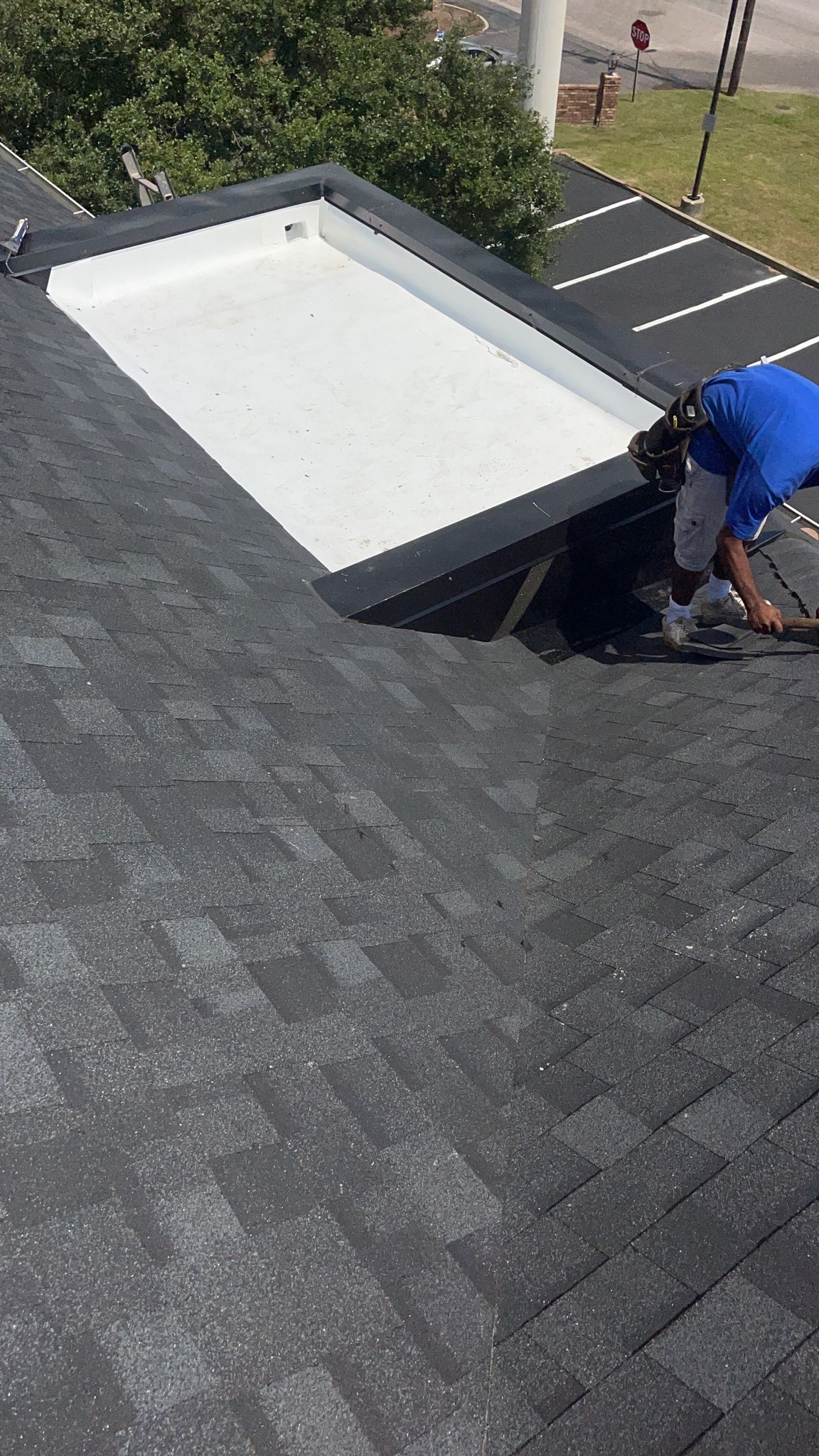 Commercial Roofing Installation using Roof Replacement by American Roofing & Construction LLC