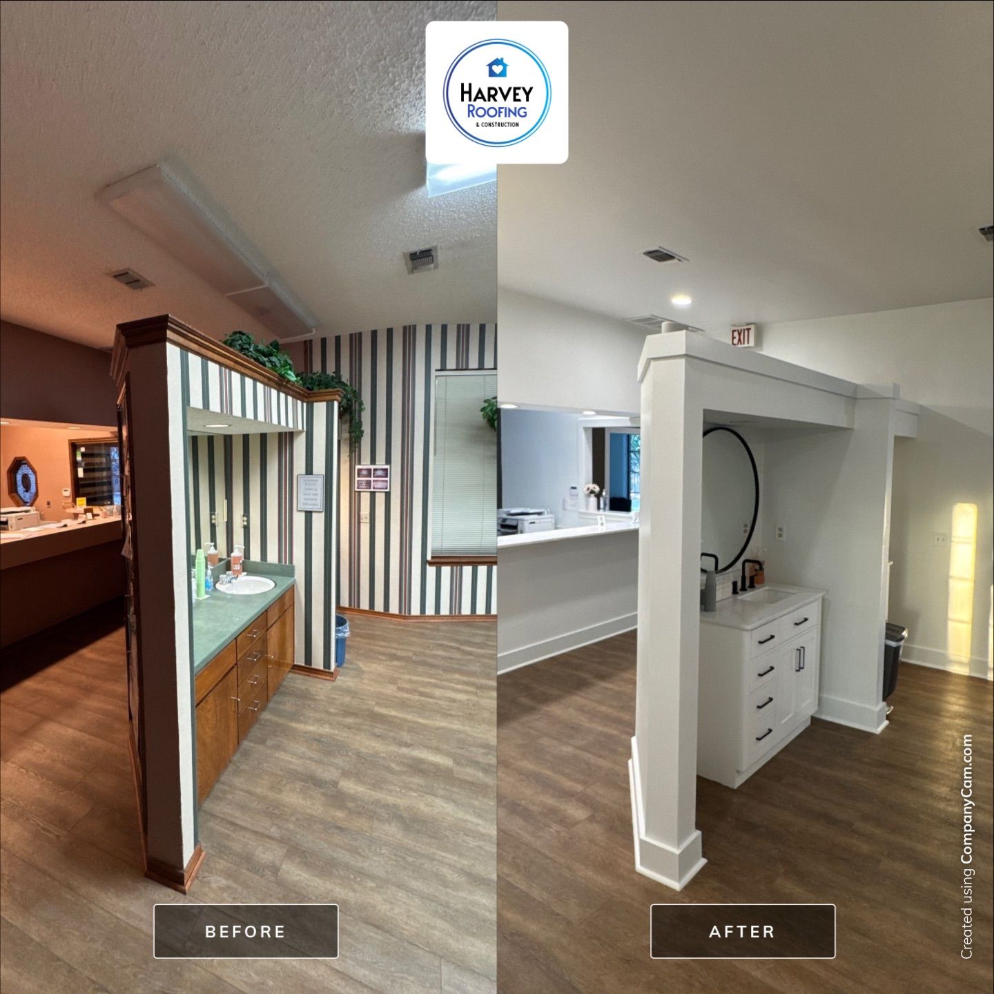 Interior Remodel of Orthodontist Office in Irving, TX by Harvey Roofing & Construction by Harvey Roofing & Construction