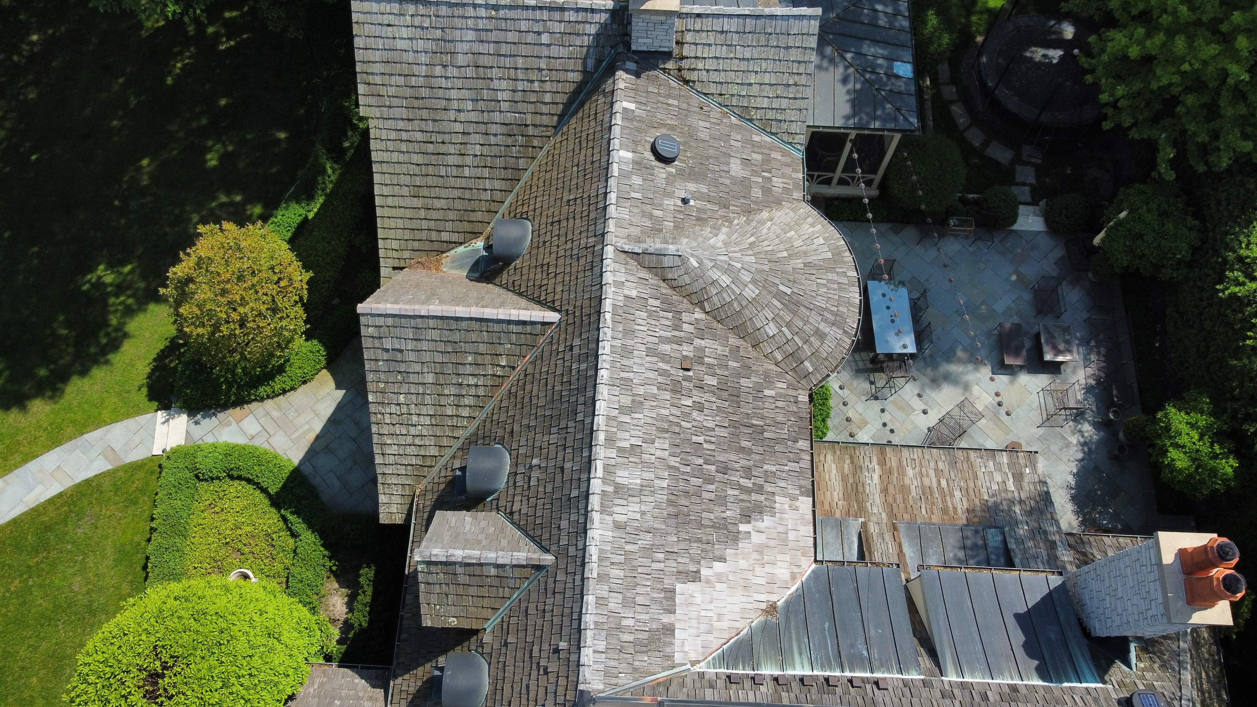 Brava Shake Tile Roof Installment with Copper Flashings by Custom Installations, Inc.