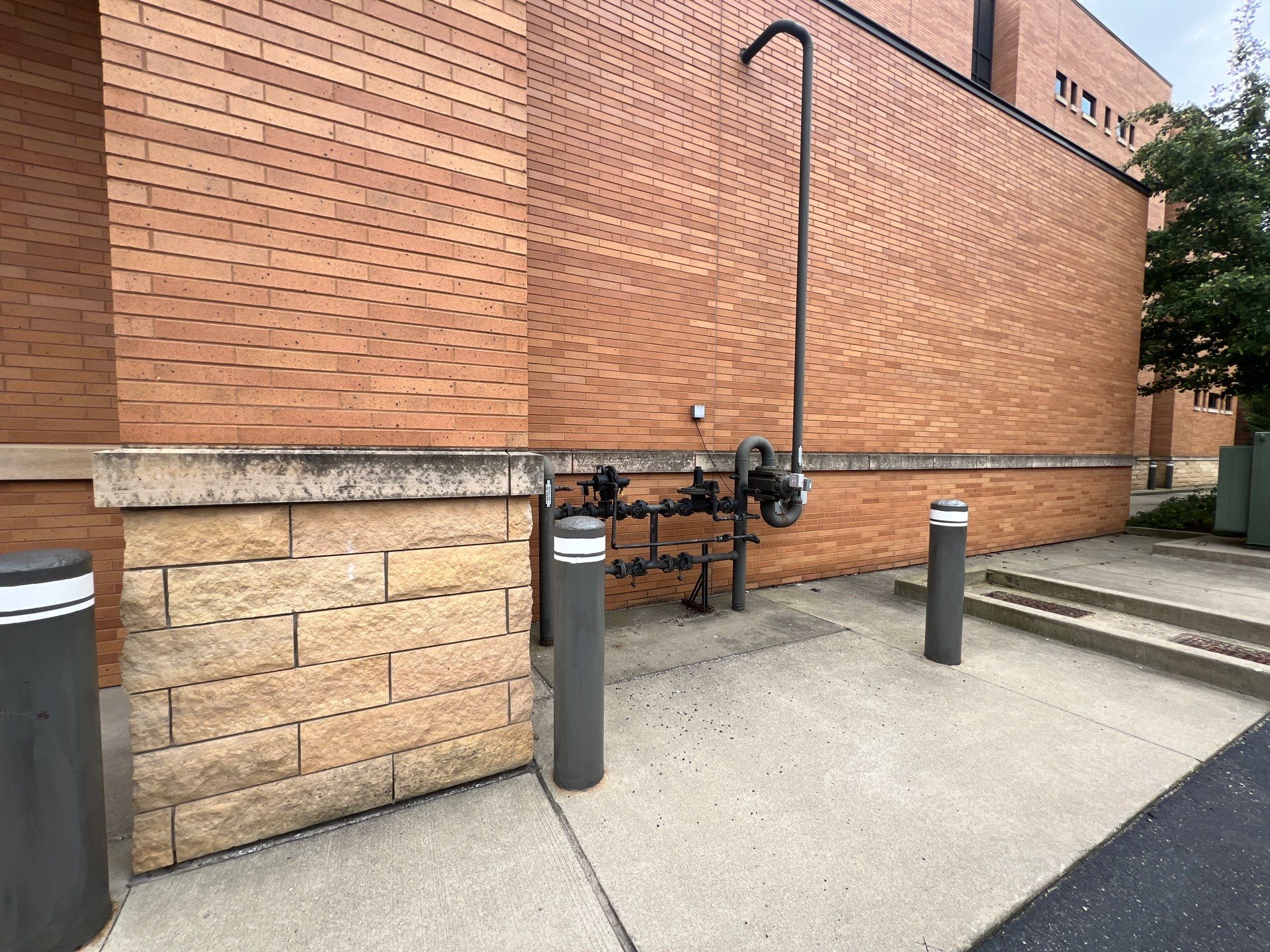 natural stone using Algaecide, soft wash soap by Northern Power Washing LLC.