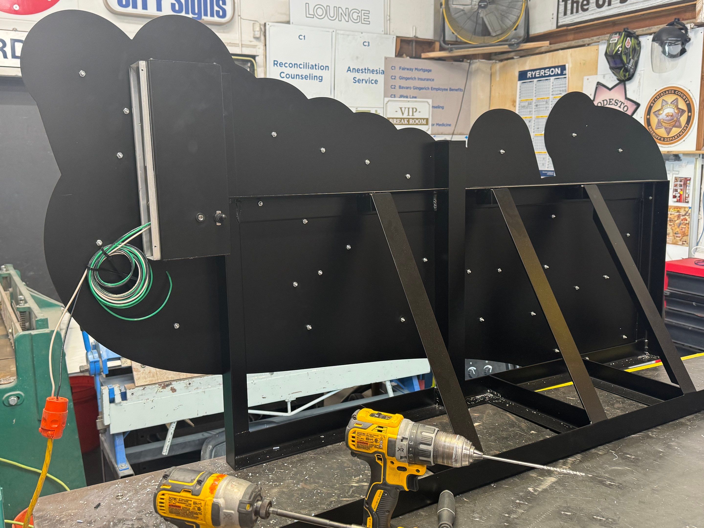 Custom Channel Letter Signage Installation for Johnny's in San Mateo by City Signs