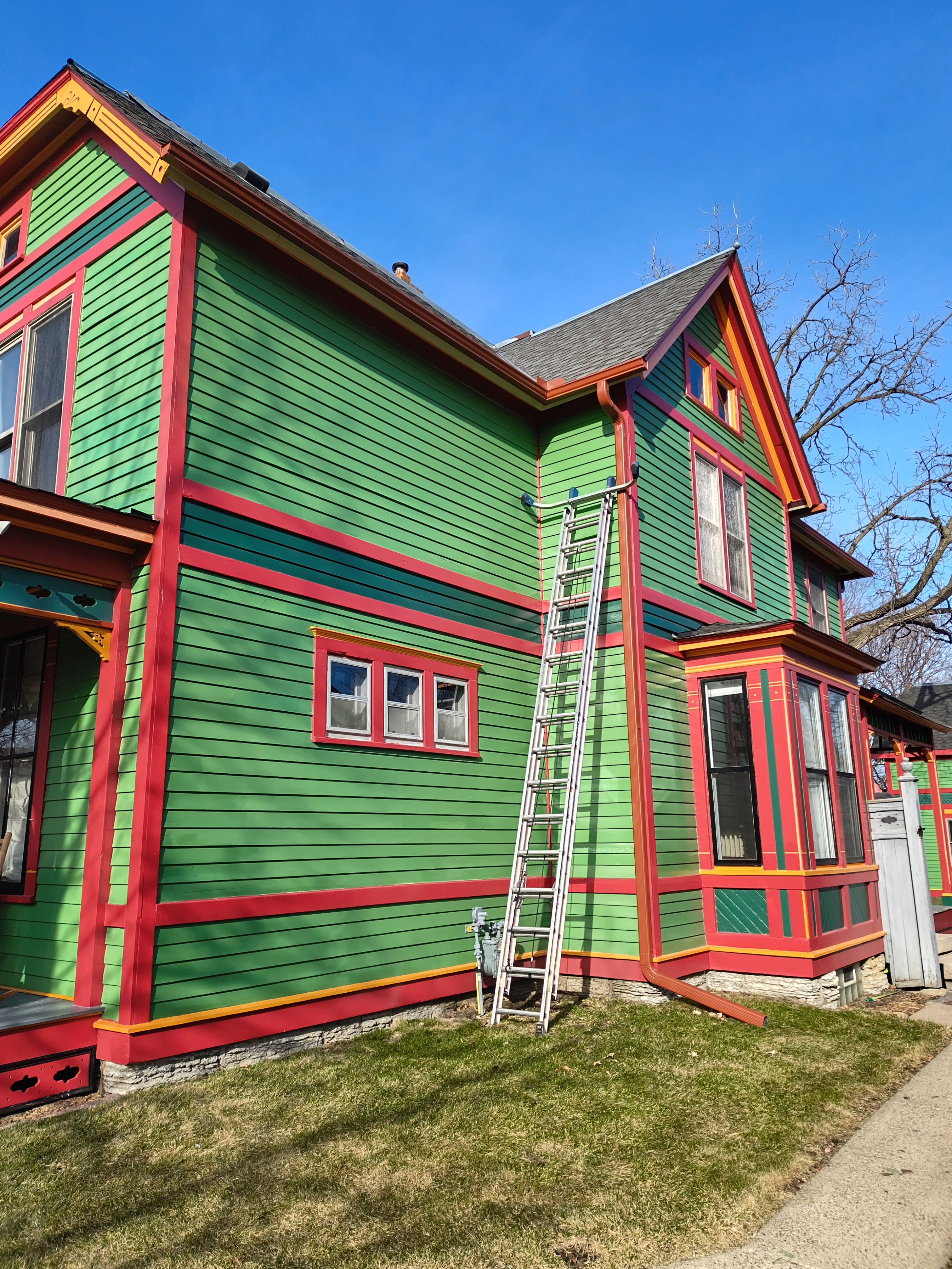 Custom Gutter Installation on Historic Victorian Home in Saint Paul