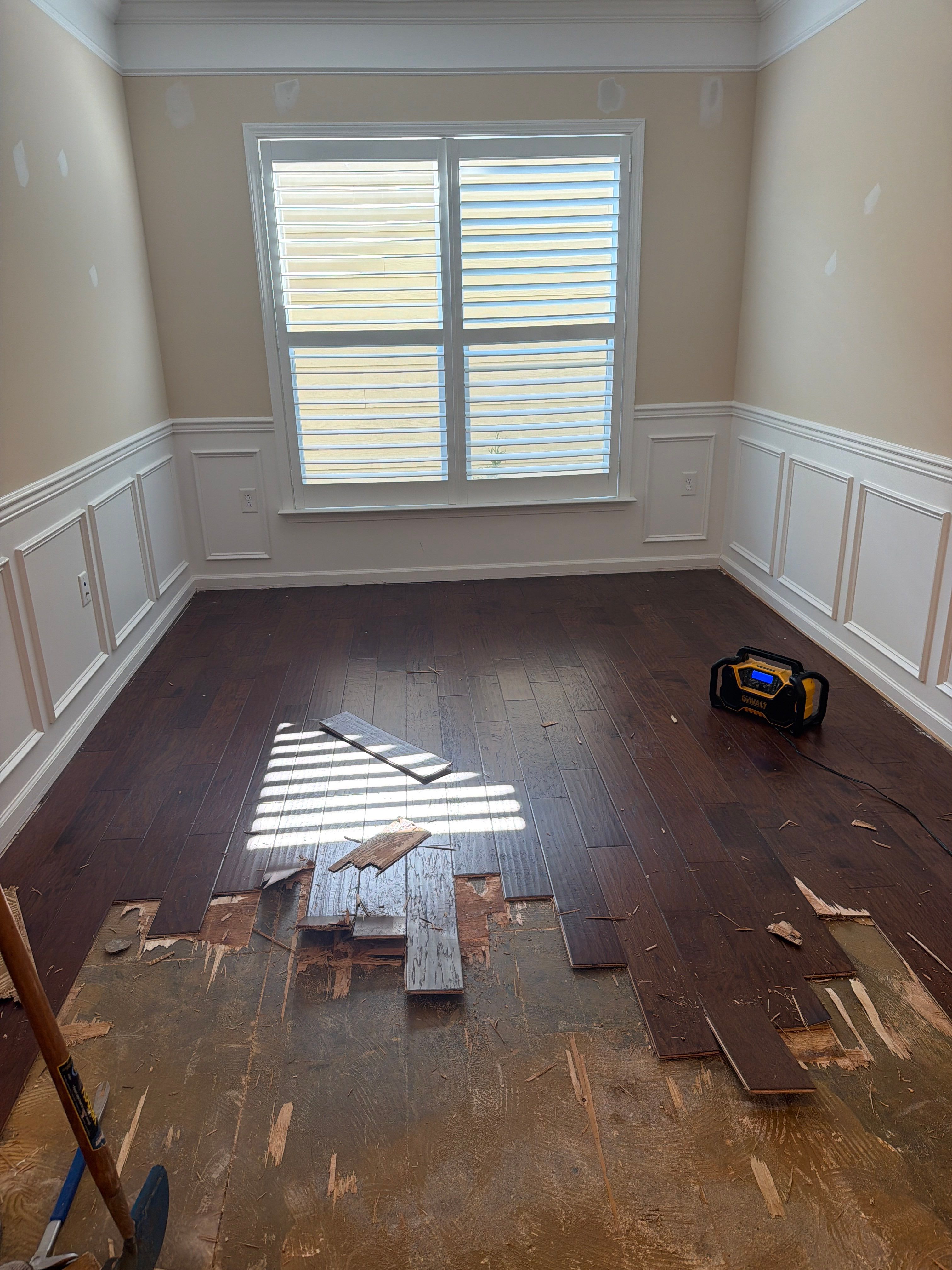 Luxury Vinyl Plank Flooring Installation and Interior Refresh in Durham by Billy Weatherspoon Contractor