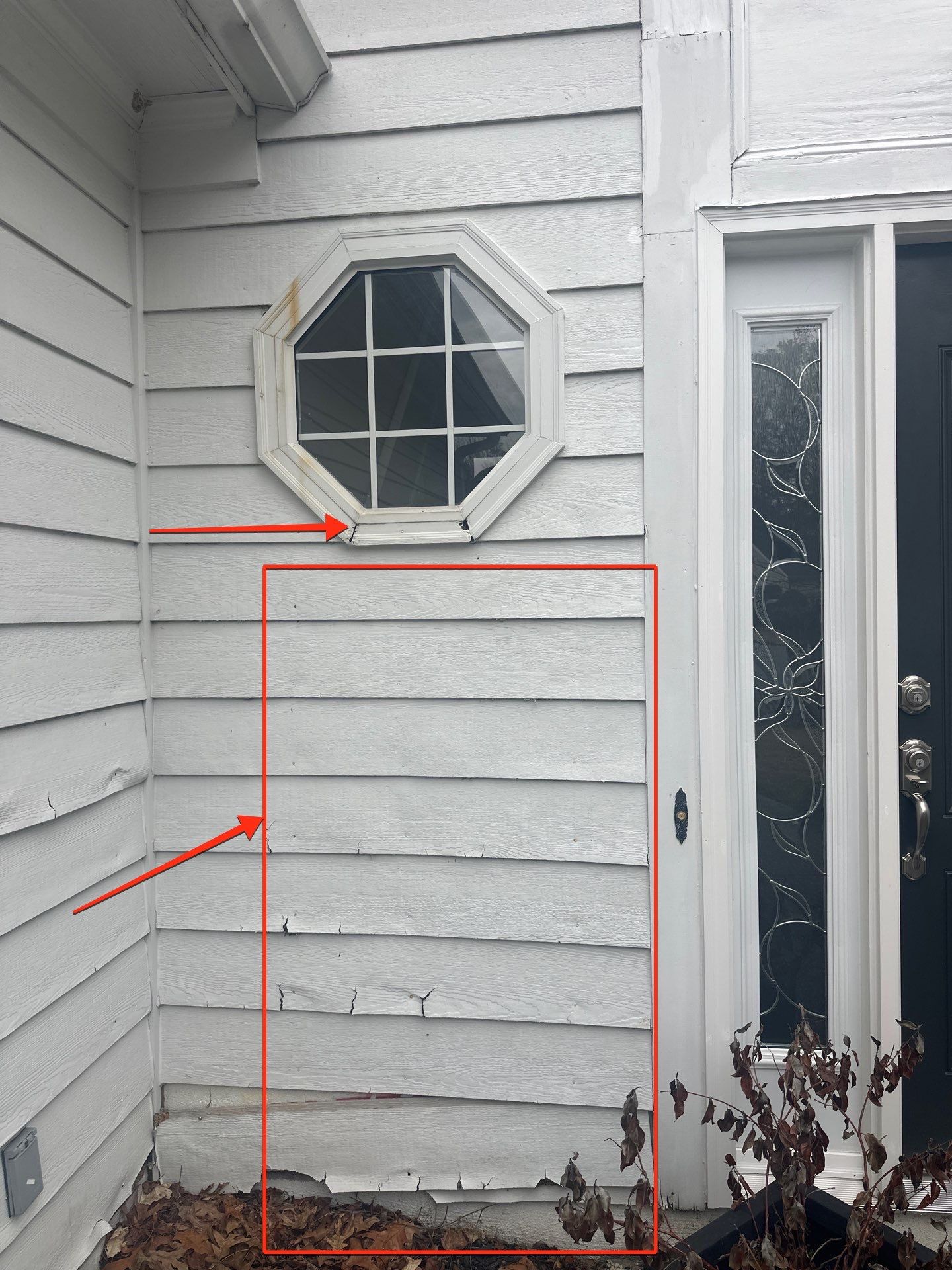 Alpharetta, GA Siding & Exterior Painting with Black Trim Before & After by Nelson Exteriors
