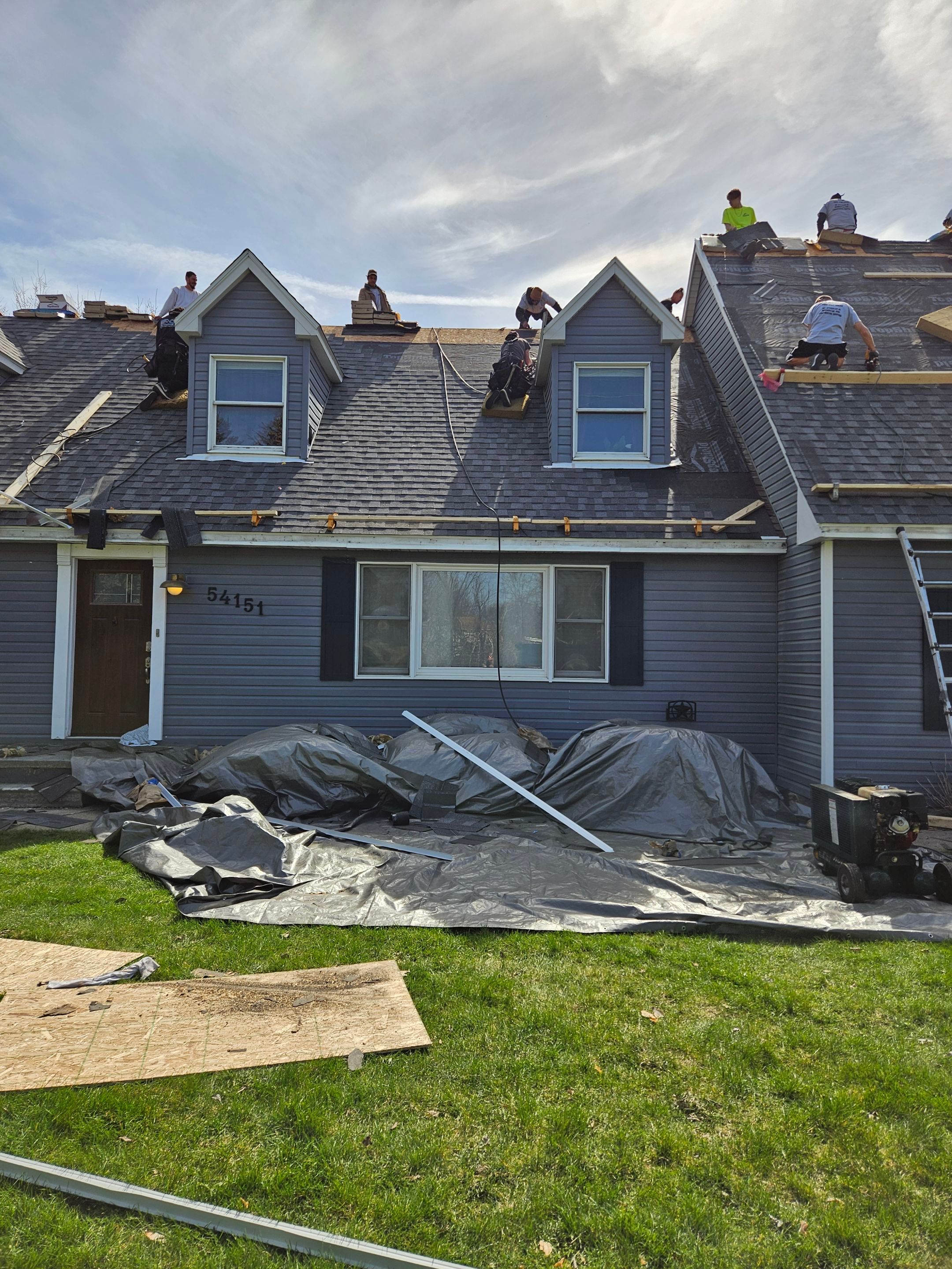 Residential Roofing Installation using CertainTeed - Landmark - Pewter by JNR Roofing LLC