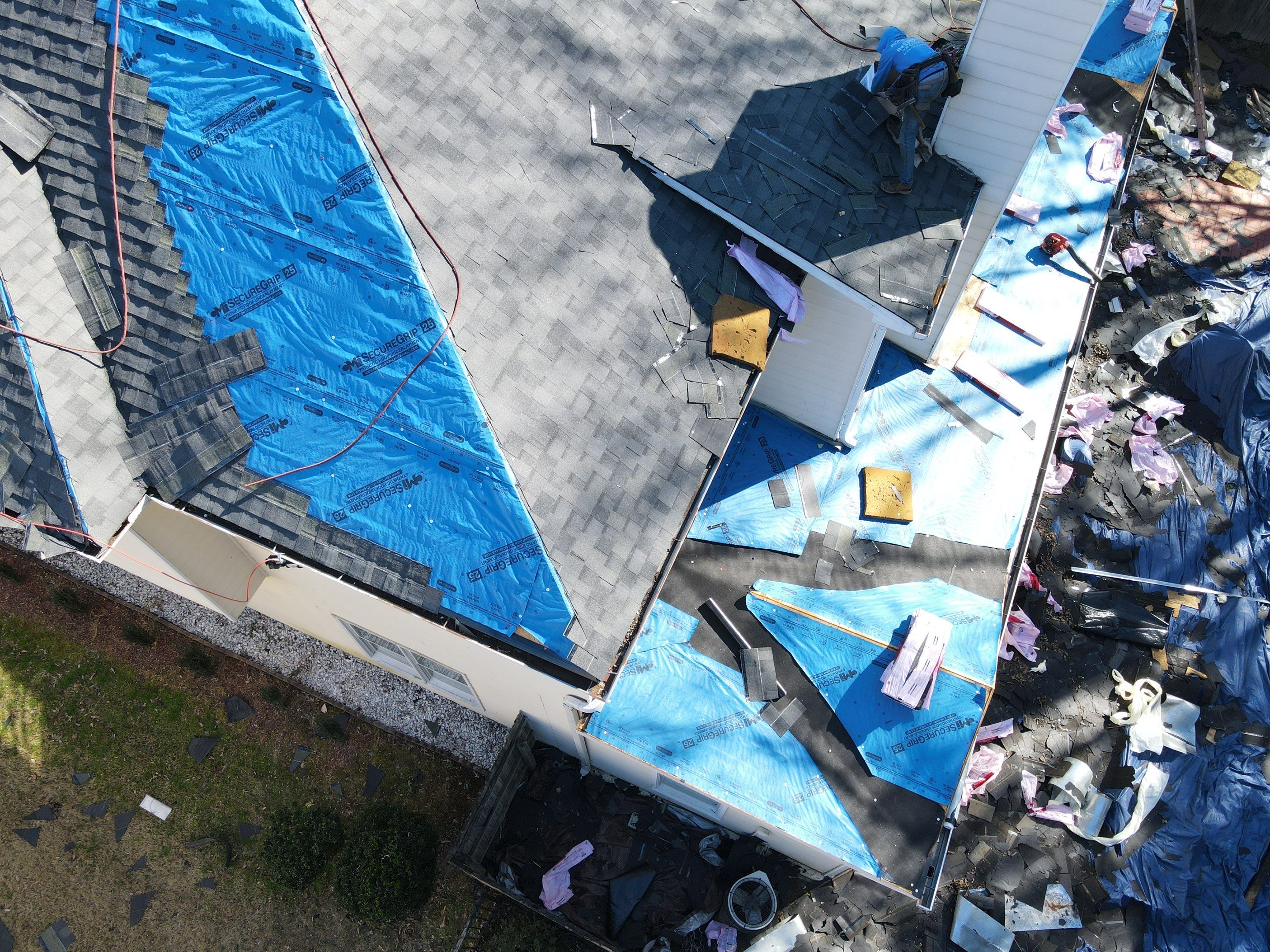 Residential Roofing Installation using Owens Corning by Inspector Roofing and Restoration