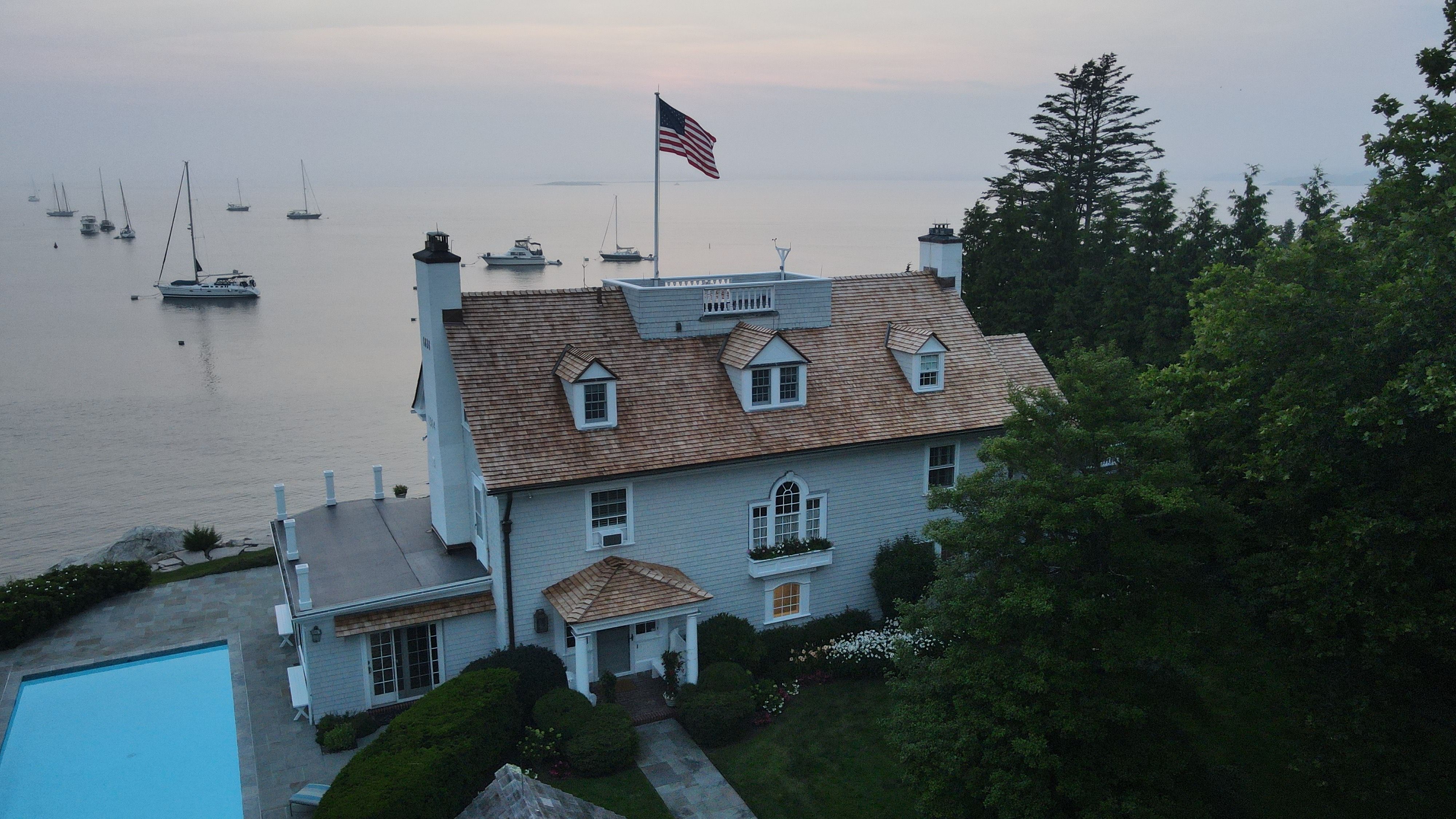Watch Hill Private Residence - Red Cedar, Copper & Flat Roof by Rinaldi Brothers