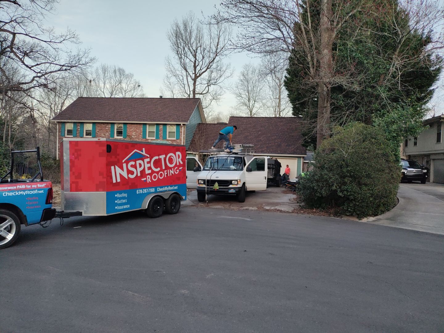 Residential Roofing Installation using Owens Corning by Inspector Roofing and Restoration