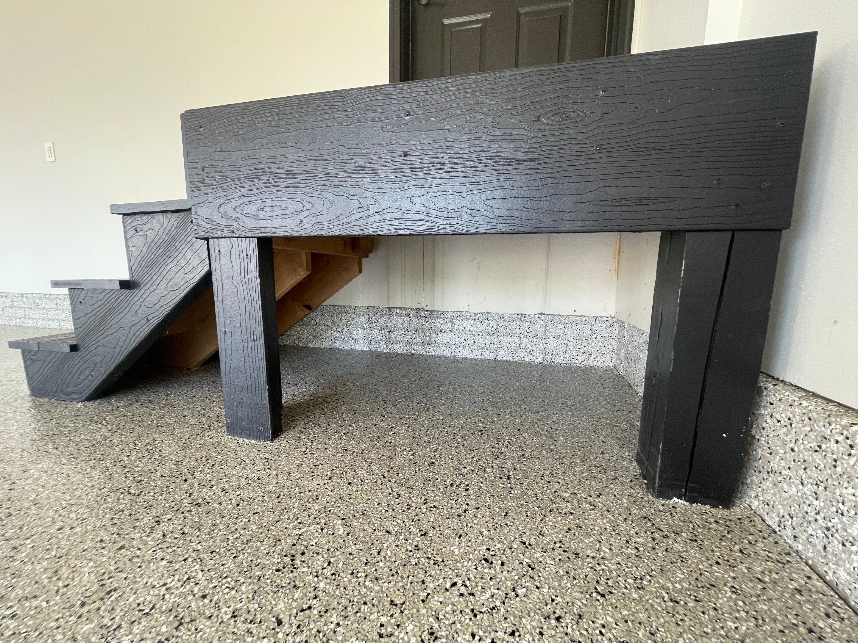 Multi-Car Garage Epoxy Floor Coating in Beresford by Select Painting, Coatings & Garage Cabinets