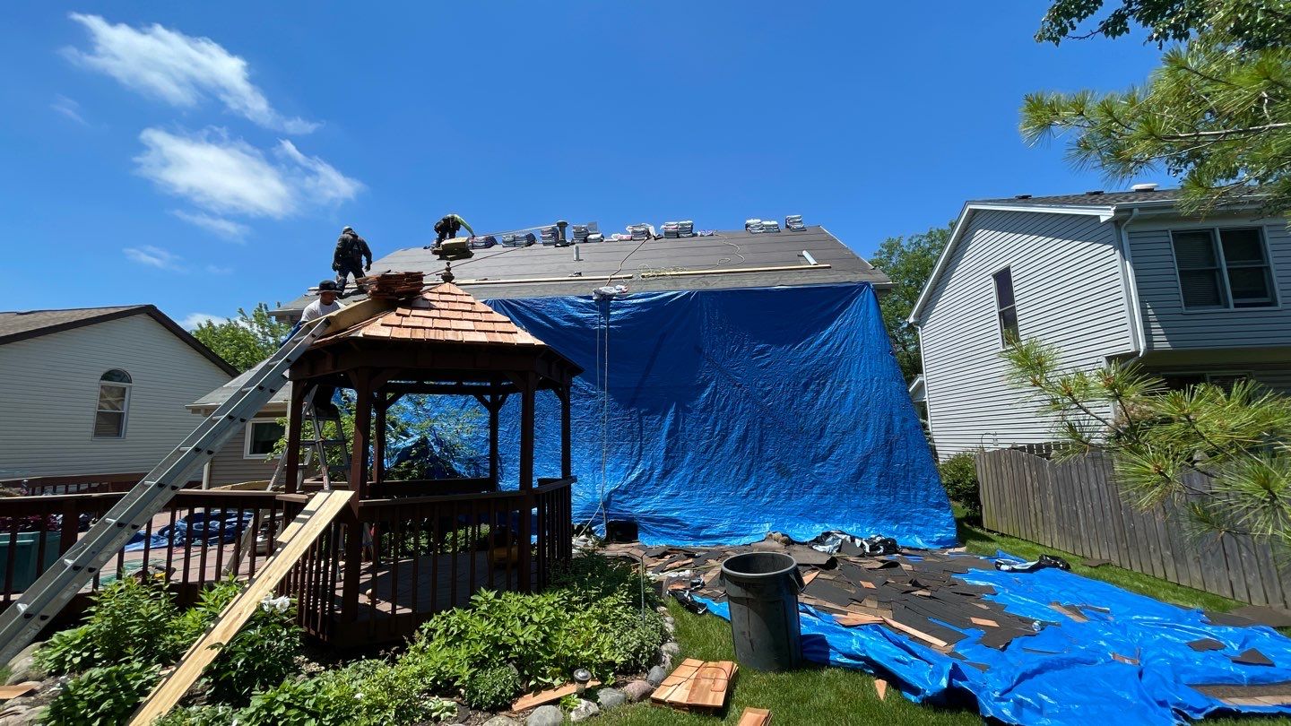 Residential Roofing Installation using GAF Timberline HDZ by Pro Home Services Inc