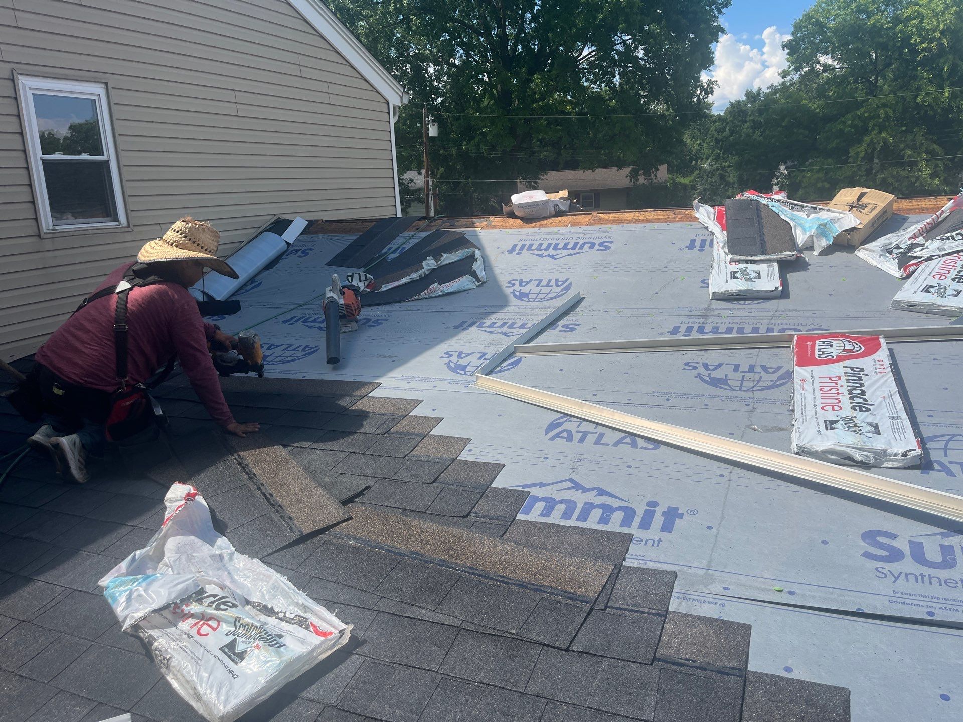 Full Roof Replacement and Architectural Shingle Installation in Cincinnati by Level Up Roofing and Restoration Services LLC
