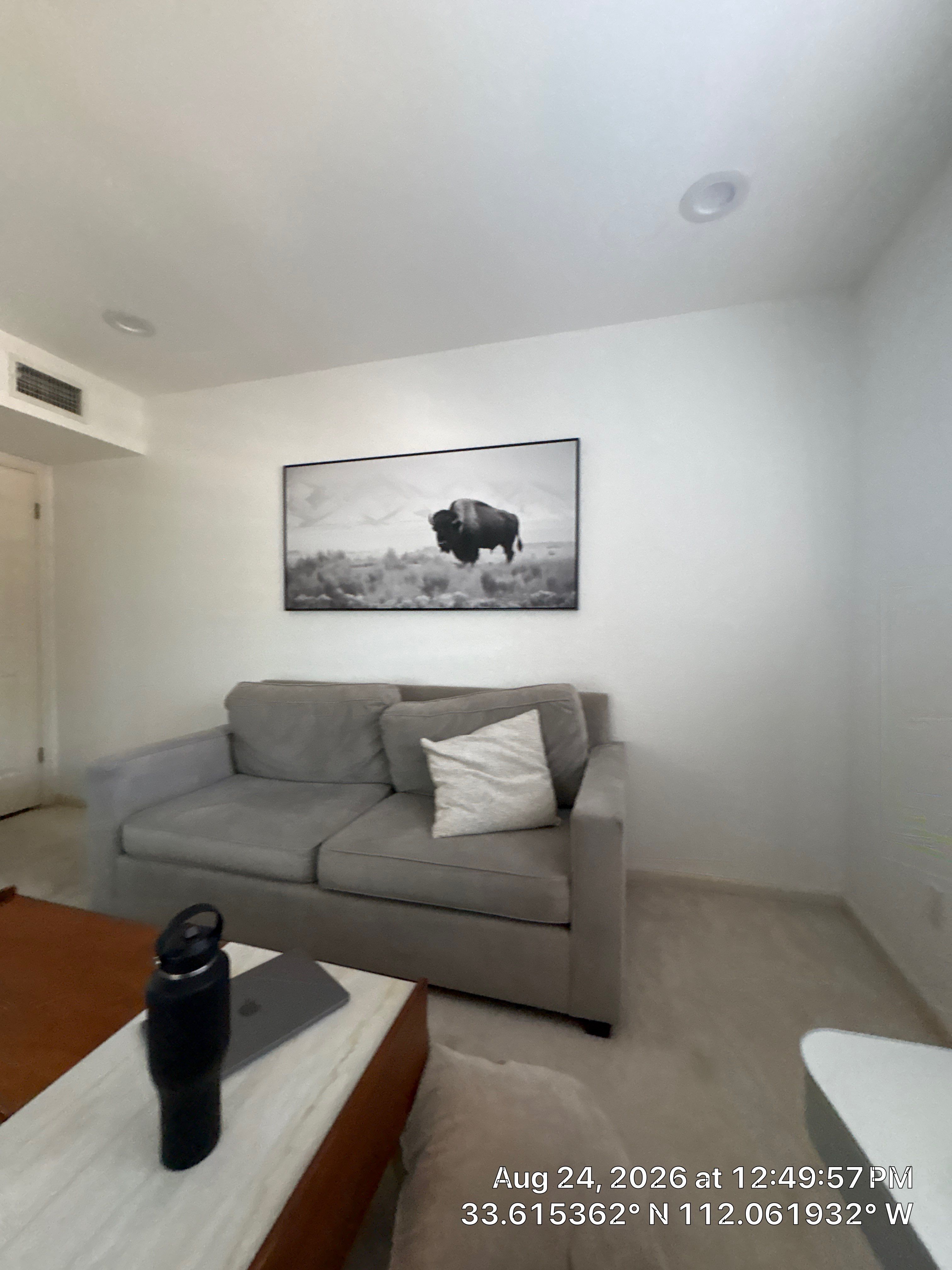 Home Office Renovation Featuring Custom Accent Wall in Phoenix by CompanyCam Sales Demo