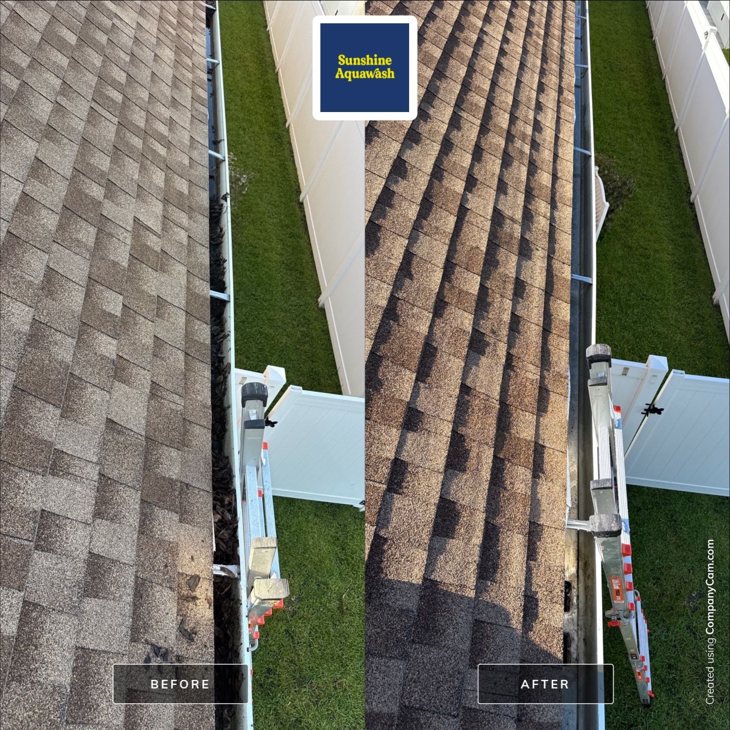Gutter Cleaning Project – Oakley Place Community, Ellenton, FL by Sunshine AquaWash