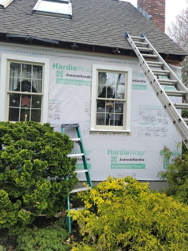 Siding Installation using James Hardie by UBrothers Construction
