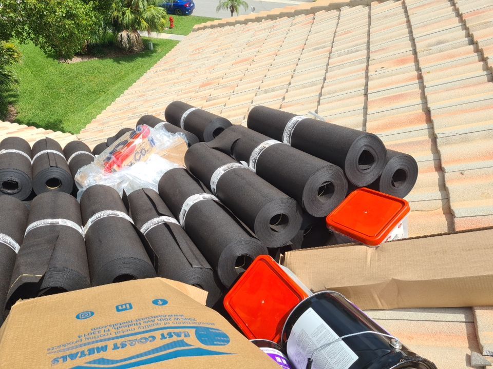 Residential Roofing Installation using 1" Nail strip metal roof by BLUES BROTHERS CONSTRUCTION CORP