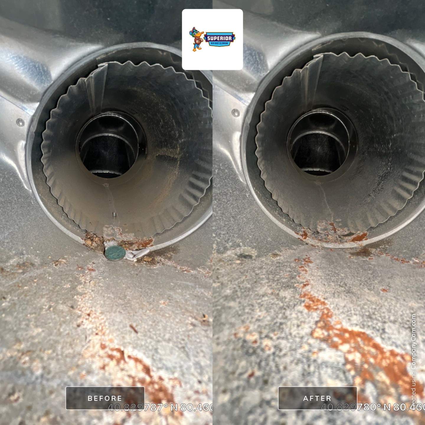 Air Duct Cleaning With a Vacuum Truck in Enon Valley, PA by Superior Air Duct Cleaning