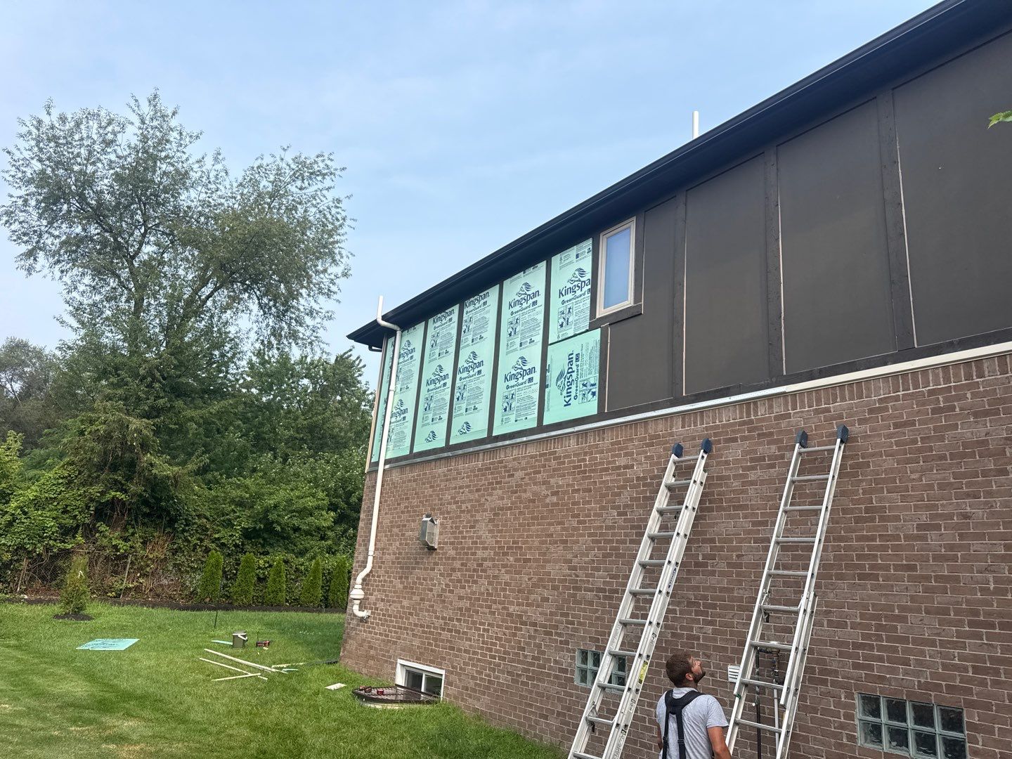 Siding Replacement using Alside S7 Cedar Mill Grain Composite by 180 Contractors