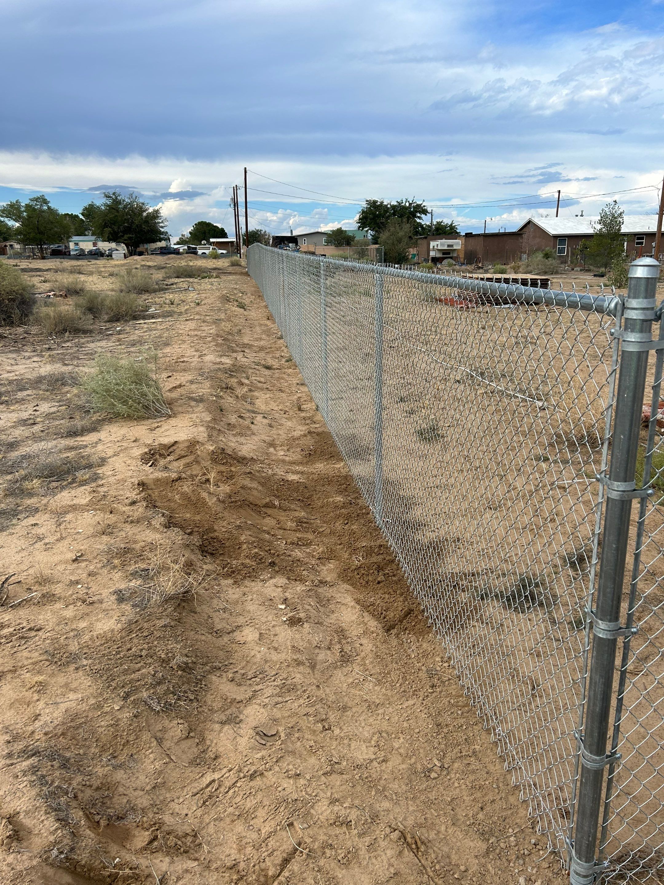 Residential using 6' Chain link by Valley Fence Company