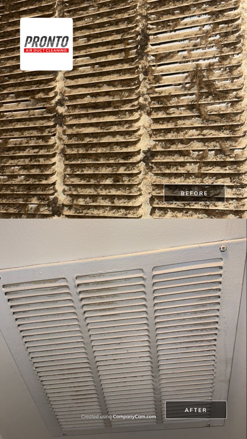 Air duct cleaning using Hypervac by Pronto Air Duct Cleaning
