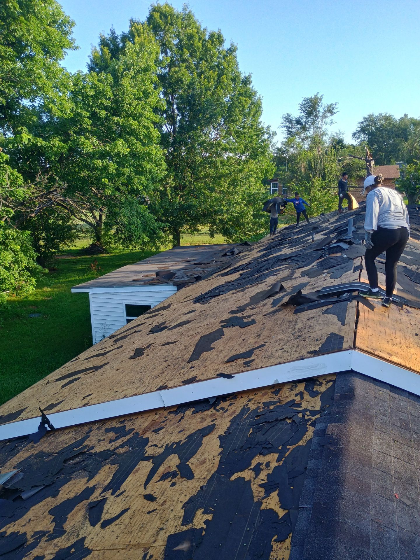Storm Damage Restoration and Complete Roof Replacement in Pauls Valley by BANA Roofing and Solar Supply