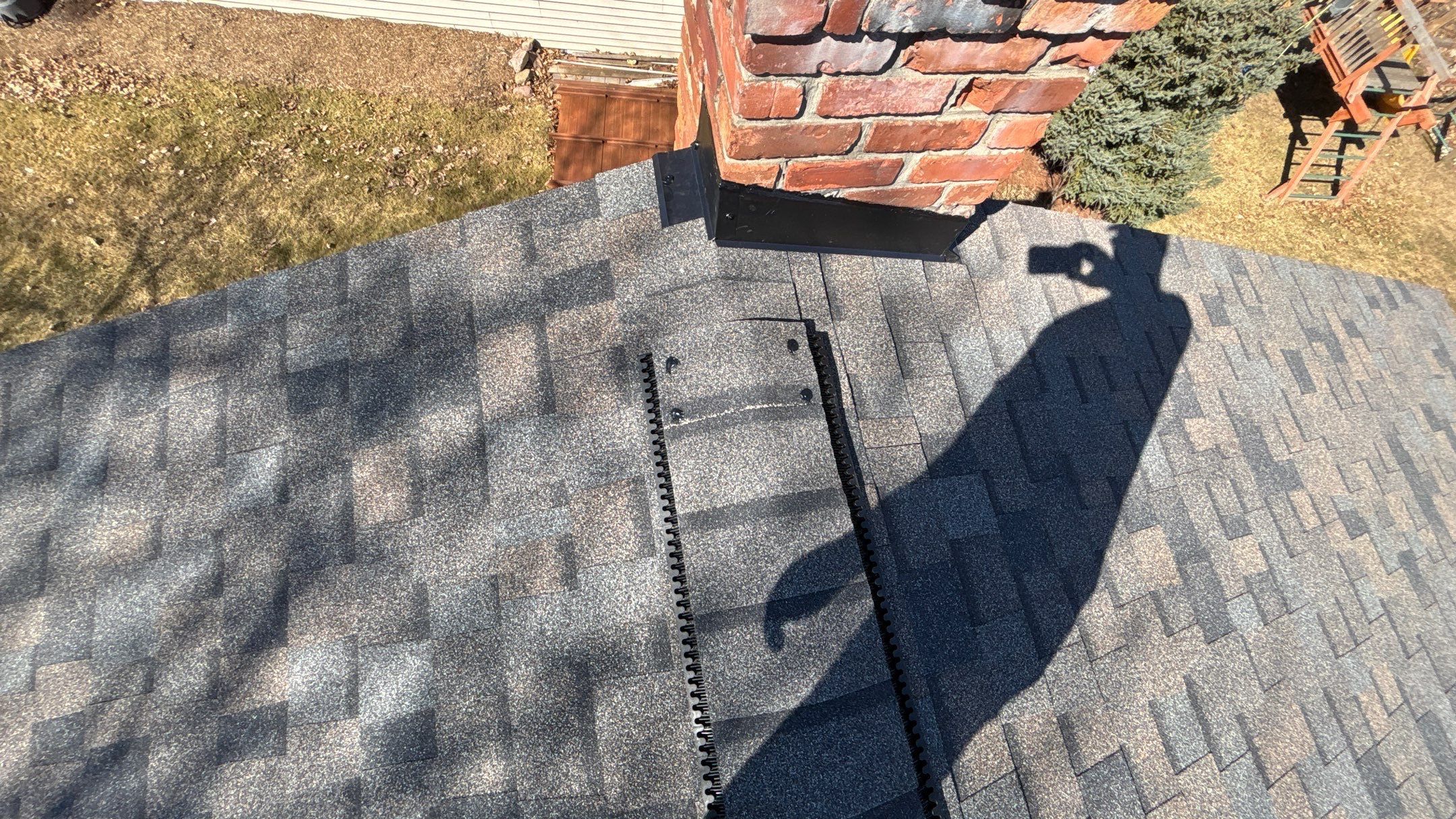 Siding Replacement using Alside Charcoal Smoke and Roof Replacement using Owens Corning Peppercorn by 180 Contractors