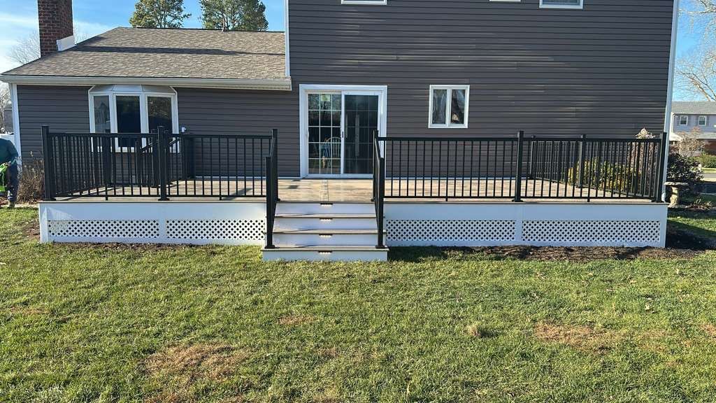 New Deck in Delaran NJ by deck guardian