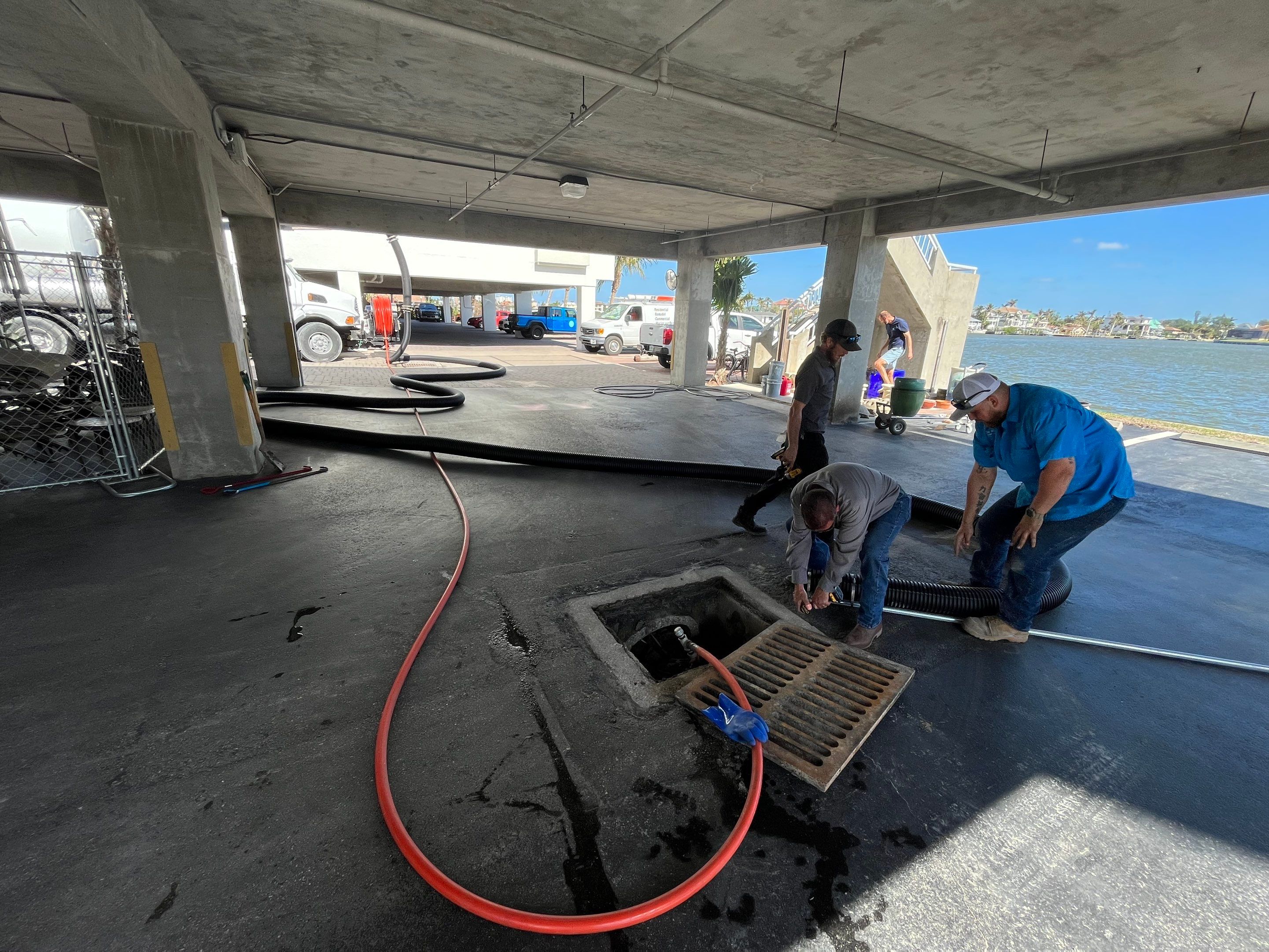 Condo Storm Water System Cleaning and Maintenance After Hurricane Ian by APS Power & Water