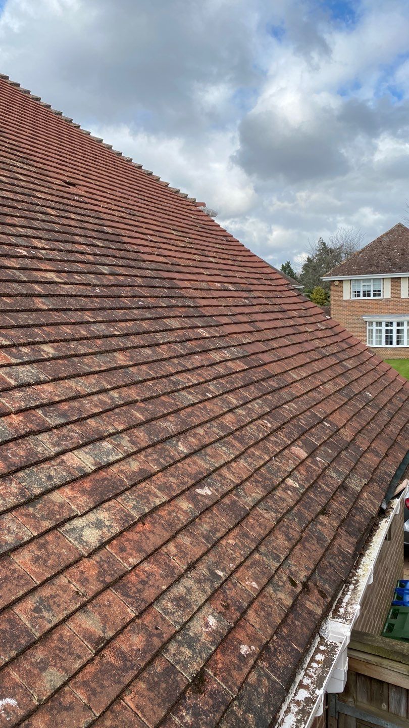 Roof and Patio Cleaning using Honda 15lpm Low Pressure Washing Machine by Ges Exterior Cleaning ltd