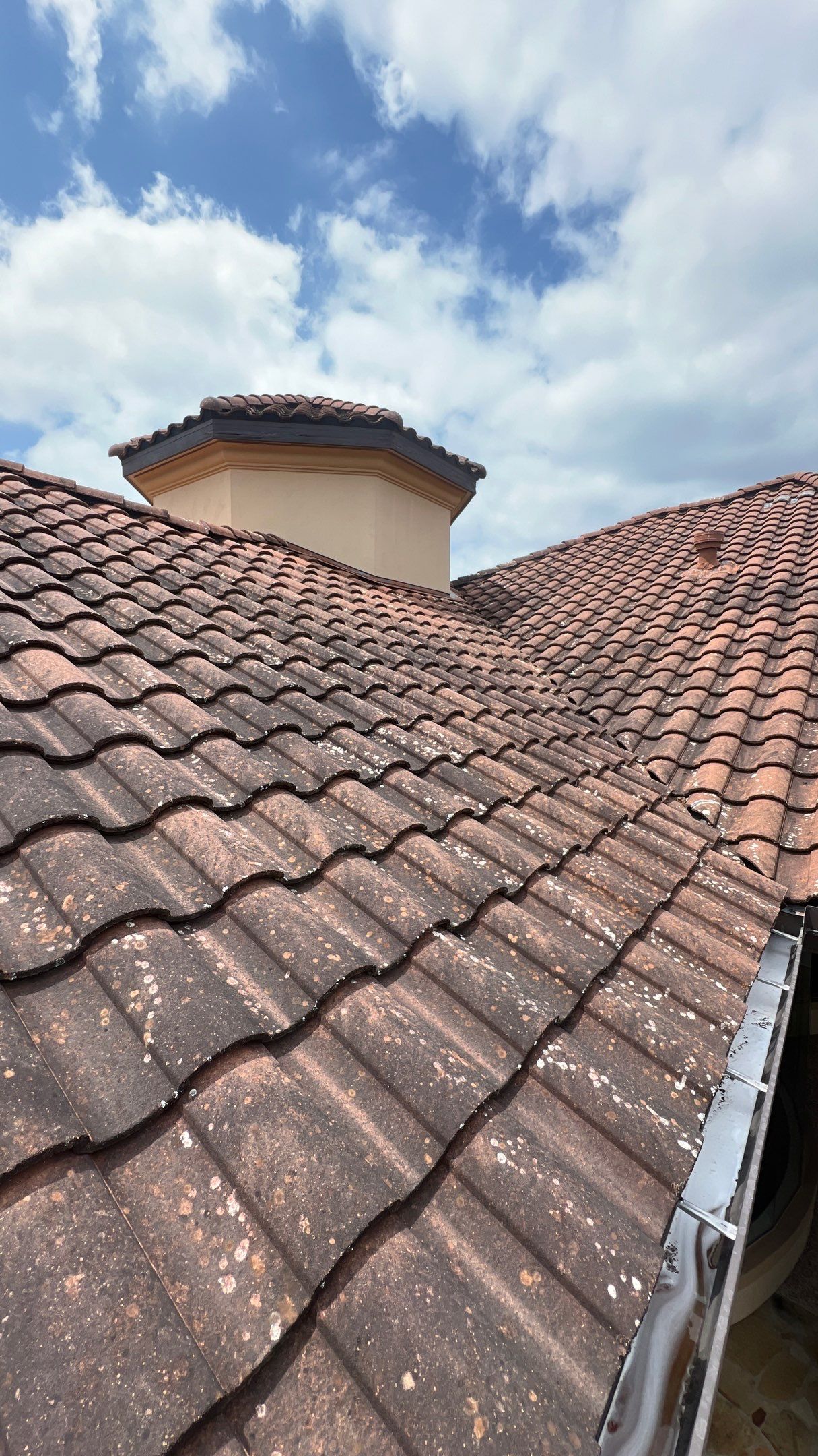 Tile Roof Wash Project in Boerne by Bright Choice