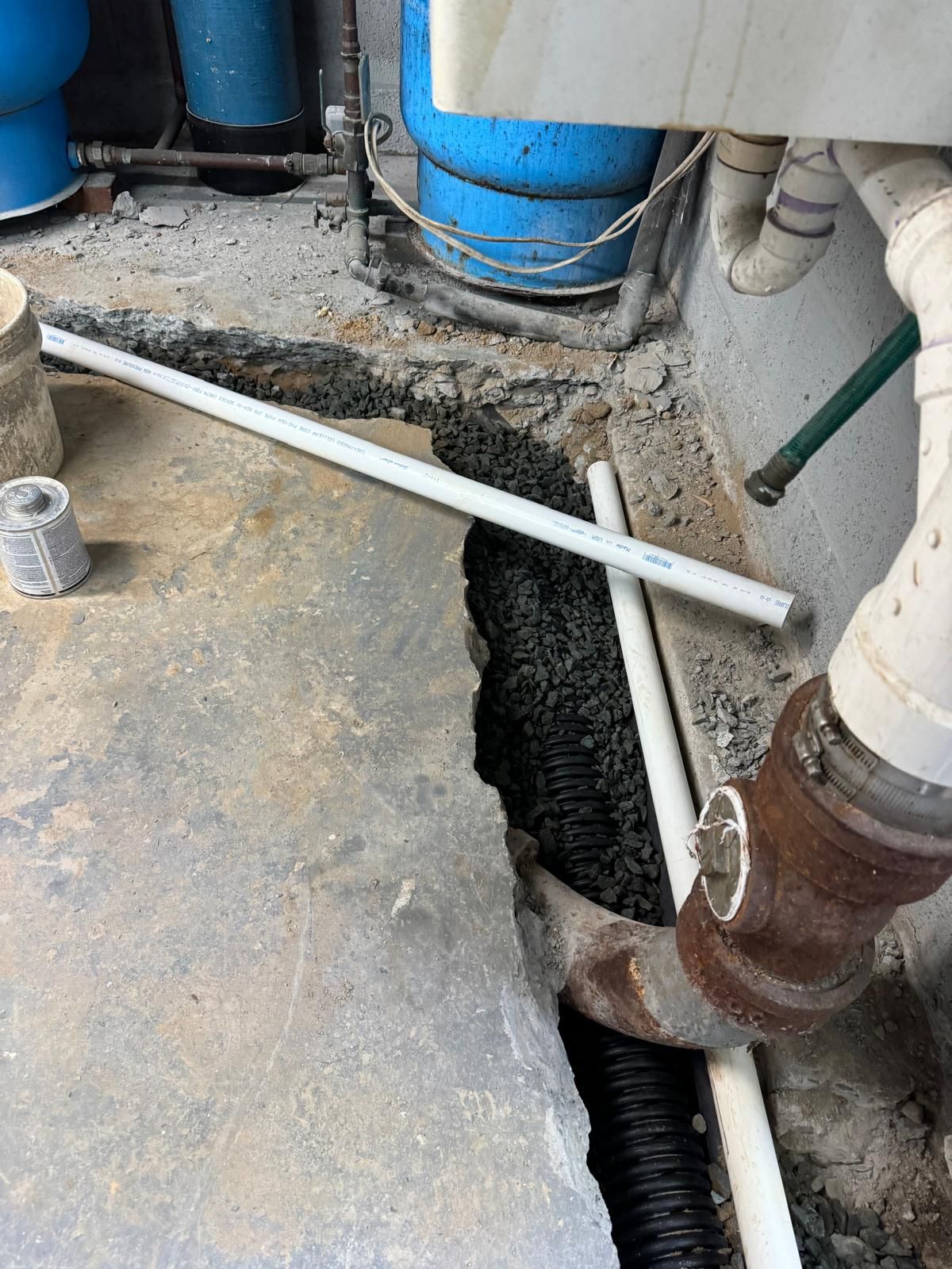 Interior French Drain Basking Ridge NJ by Pure Service Pro, LLC 