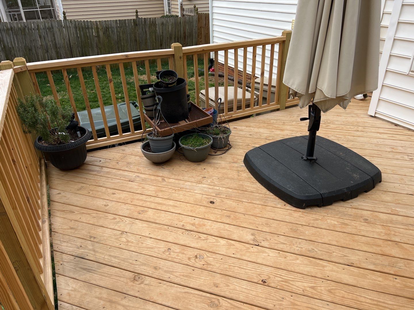 New Deck using Wood Sealant by DuraSeal