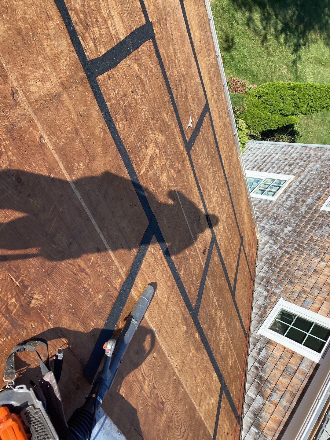 Residential Roofing Installation using Owens Corning Duration Slatestone Gray by A Plus Exterior