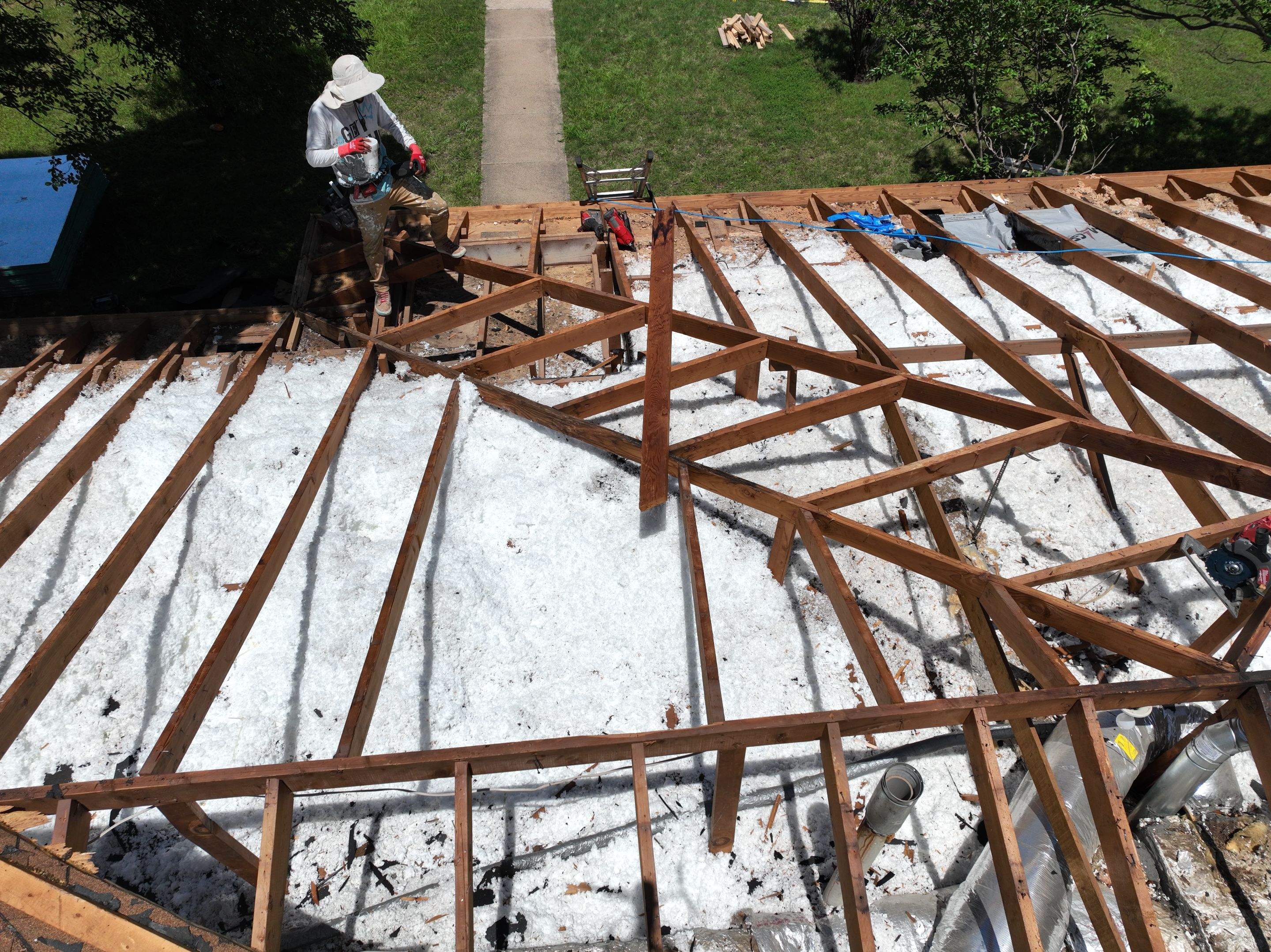 Residential Roofing Installation using IKO Dynasty Class 3 Shingles by Becker Roofing and Exteriors