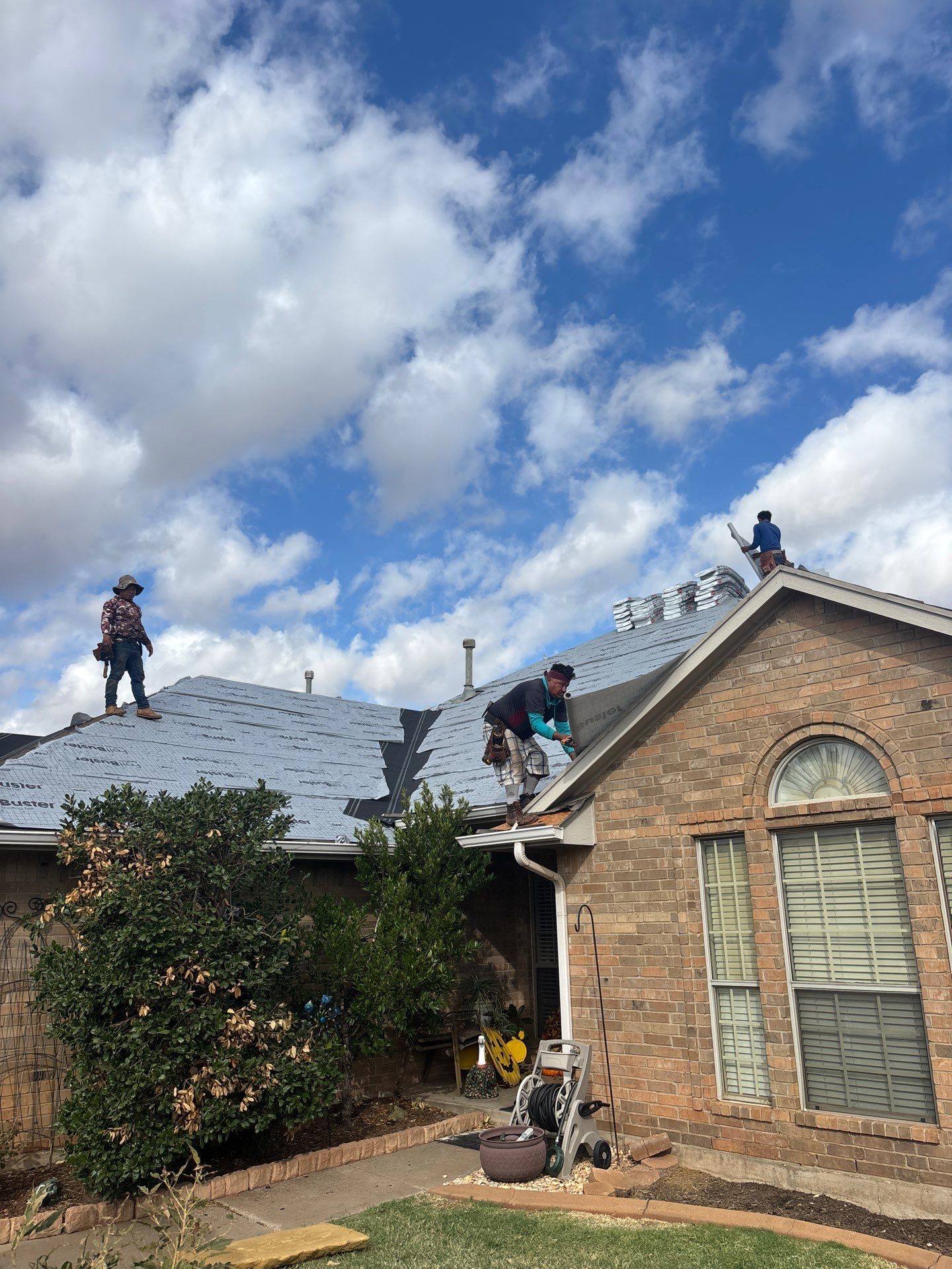Residential Roofing Installation using GAF by Frontline Roofing and Construction