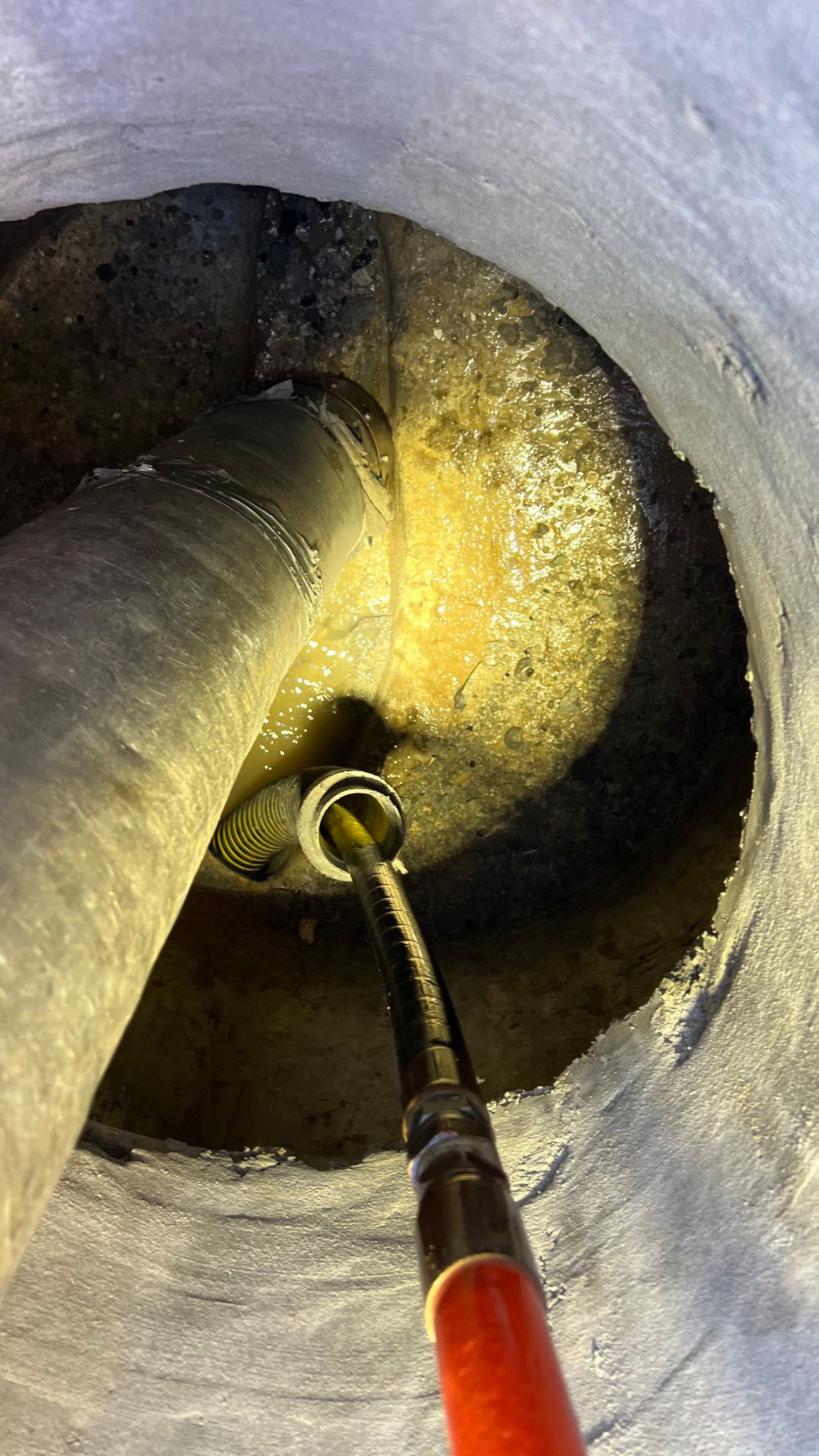 New Commercial Construction Sewer System Cleaning by APS Power & Water