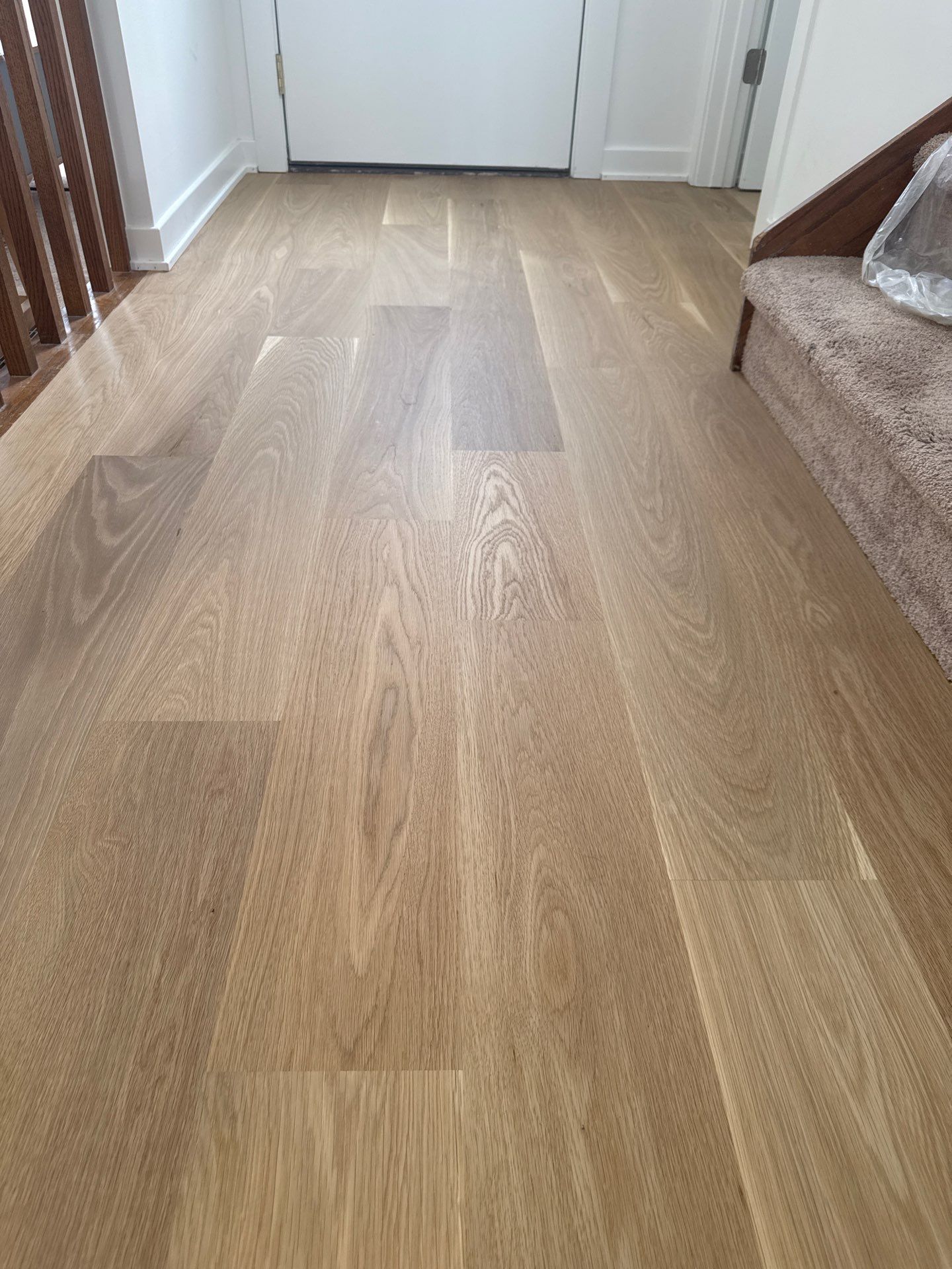 7 inch white Oak invisible finish by Ann Arbor Hardwoods