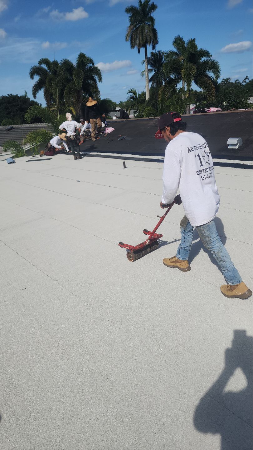 New Shingle and Flat Roof Replacement in Hollywood by Aastro Roofing