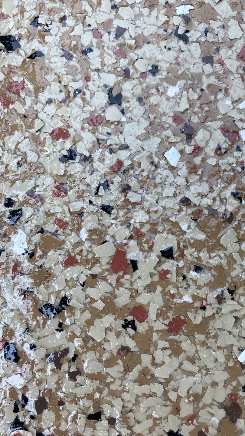 Patio using Pecan by Select Painting, Coatings & Garage Cabinets