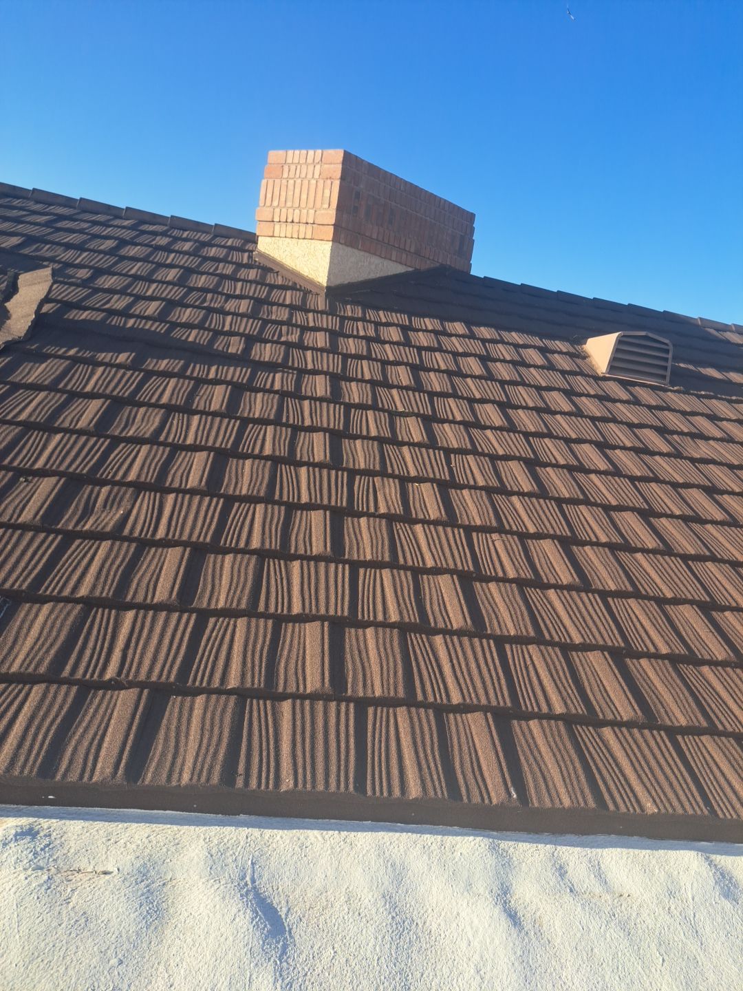 Barkwood Stone Coated Steel by Reimagine Roofing